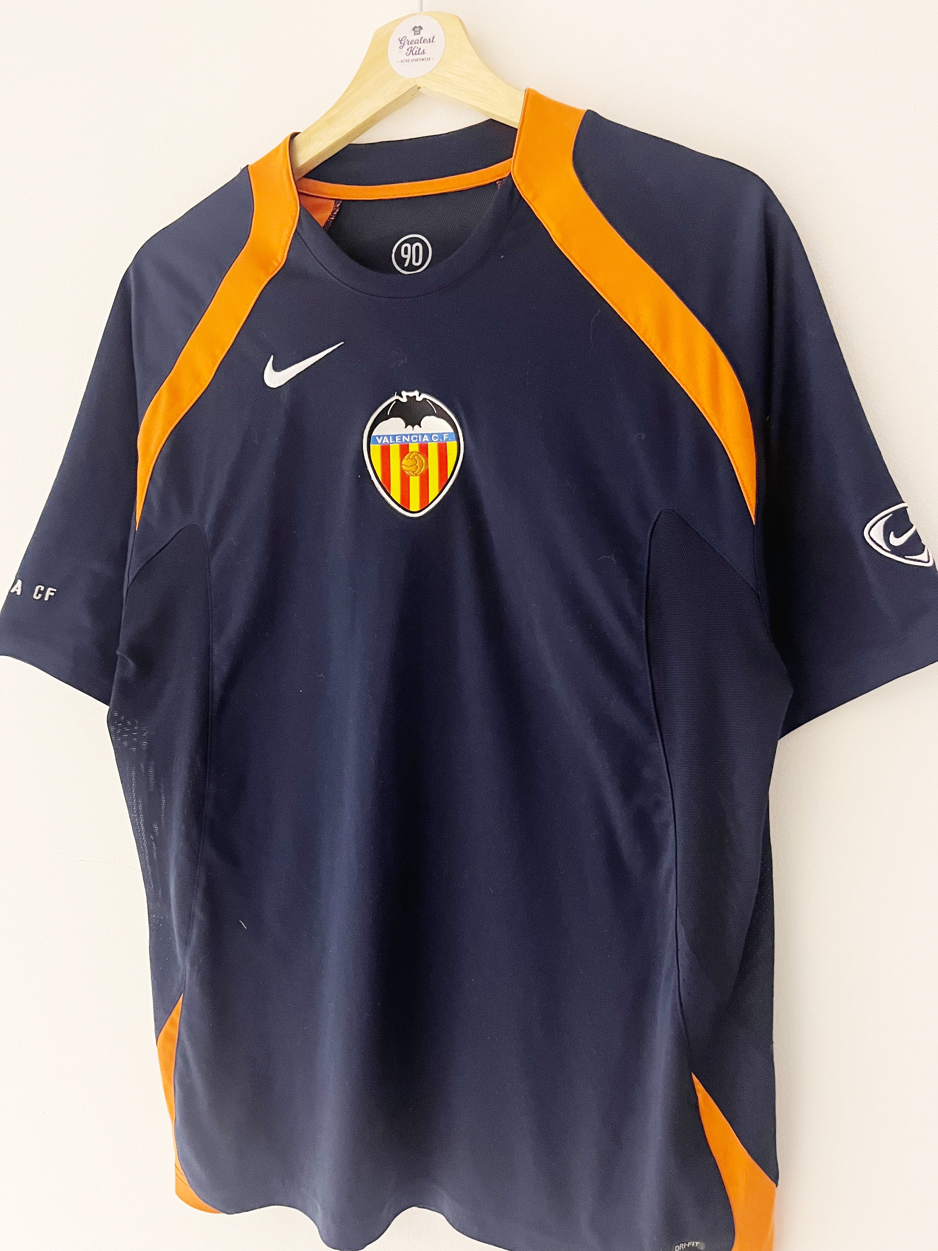 2005/06 Valencia Training Shirt (M) 9/10