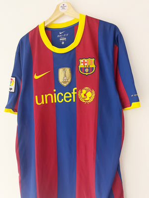 2010/11 Barcelona Home Shirt Messi #10 (XL) 9/10