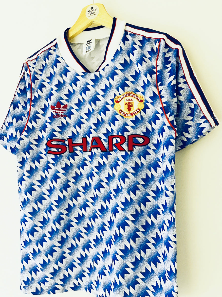 1990 man utd away clearance shirt