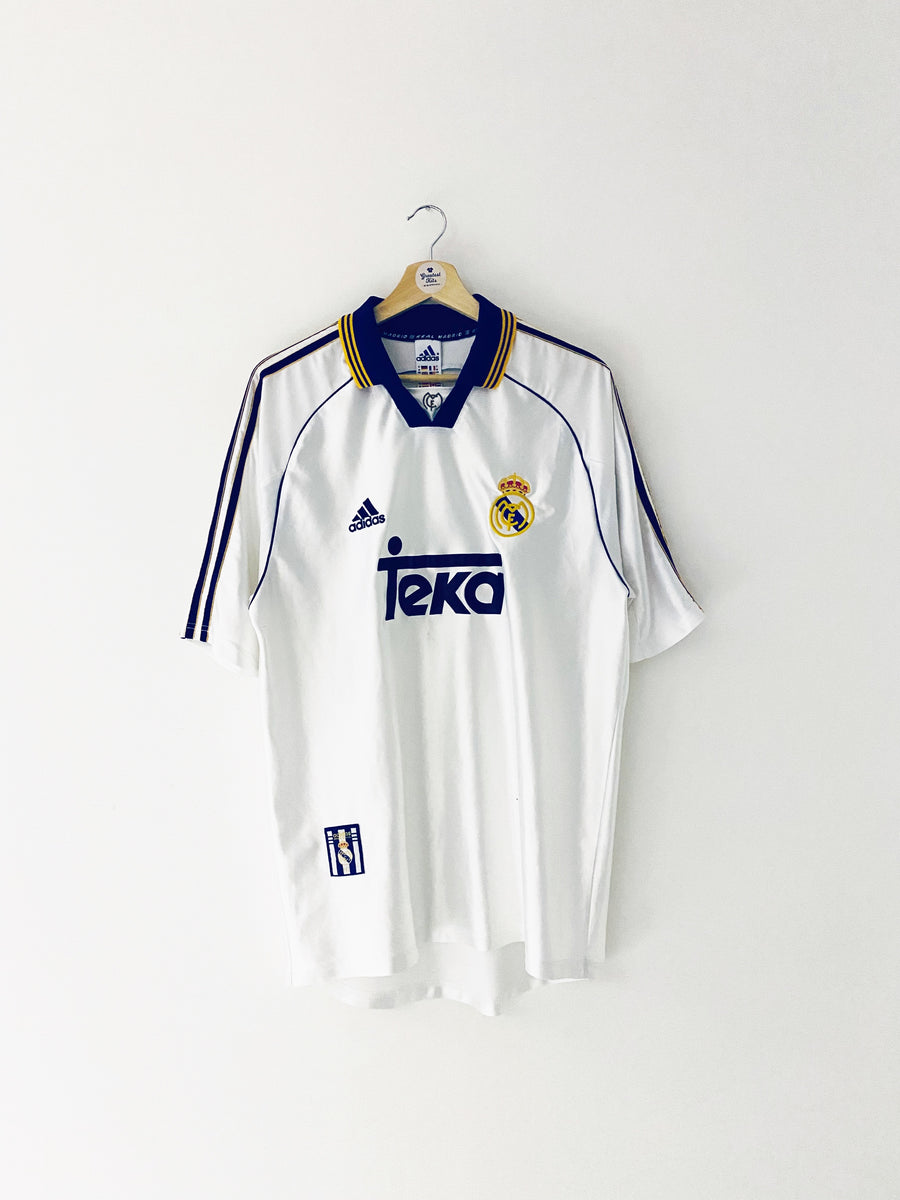 Real Madrid 1998-00 Home Shirt (Excellent) L