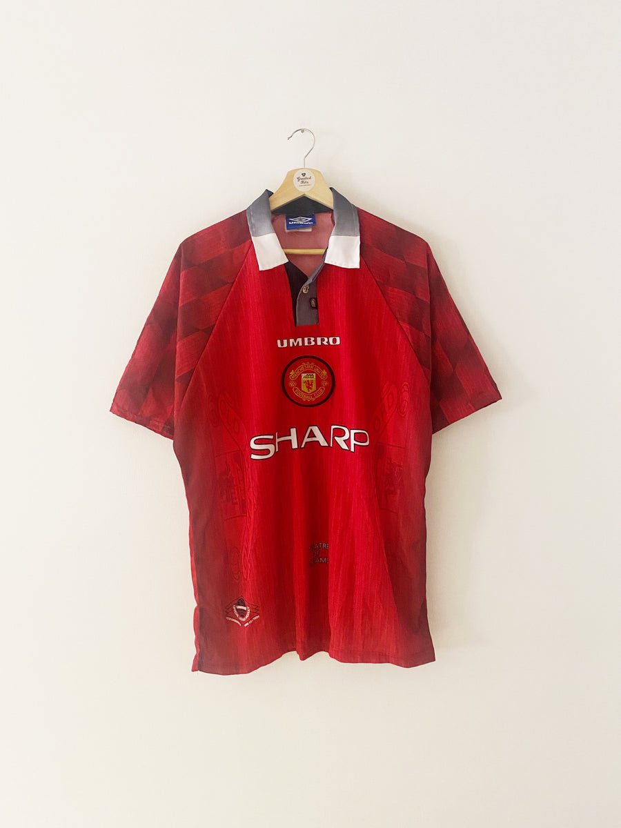 1996/98 Manchester United Home Shirt (L) 9/10 – Greatest Kits