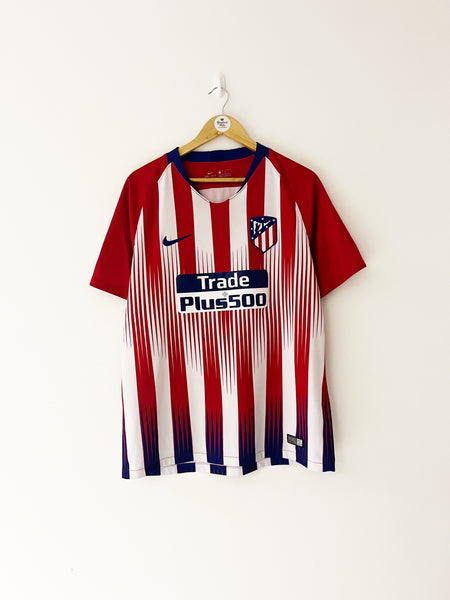 2018/19 Atletico Madrid Home Shirt (L) 9/10 – Greatest Kits