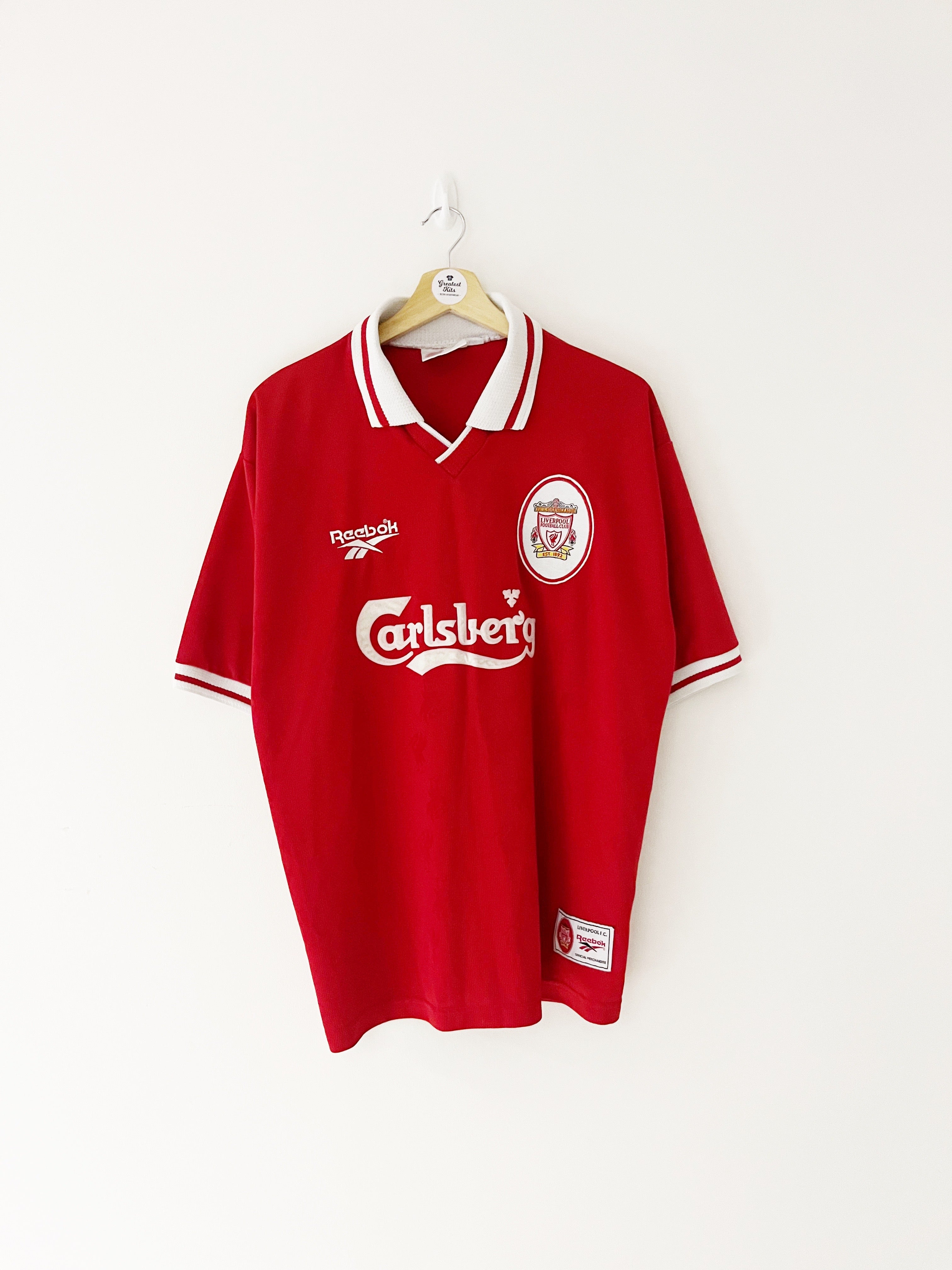 1996/98 Liverpool Home Shirt (M) 8/10