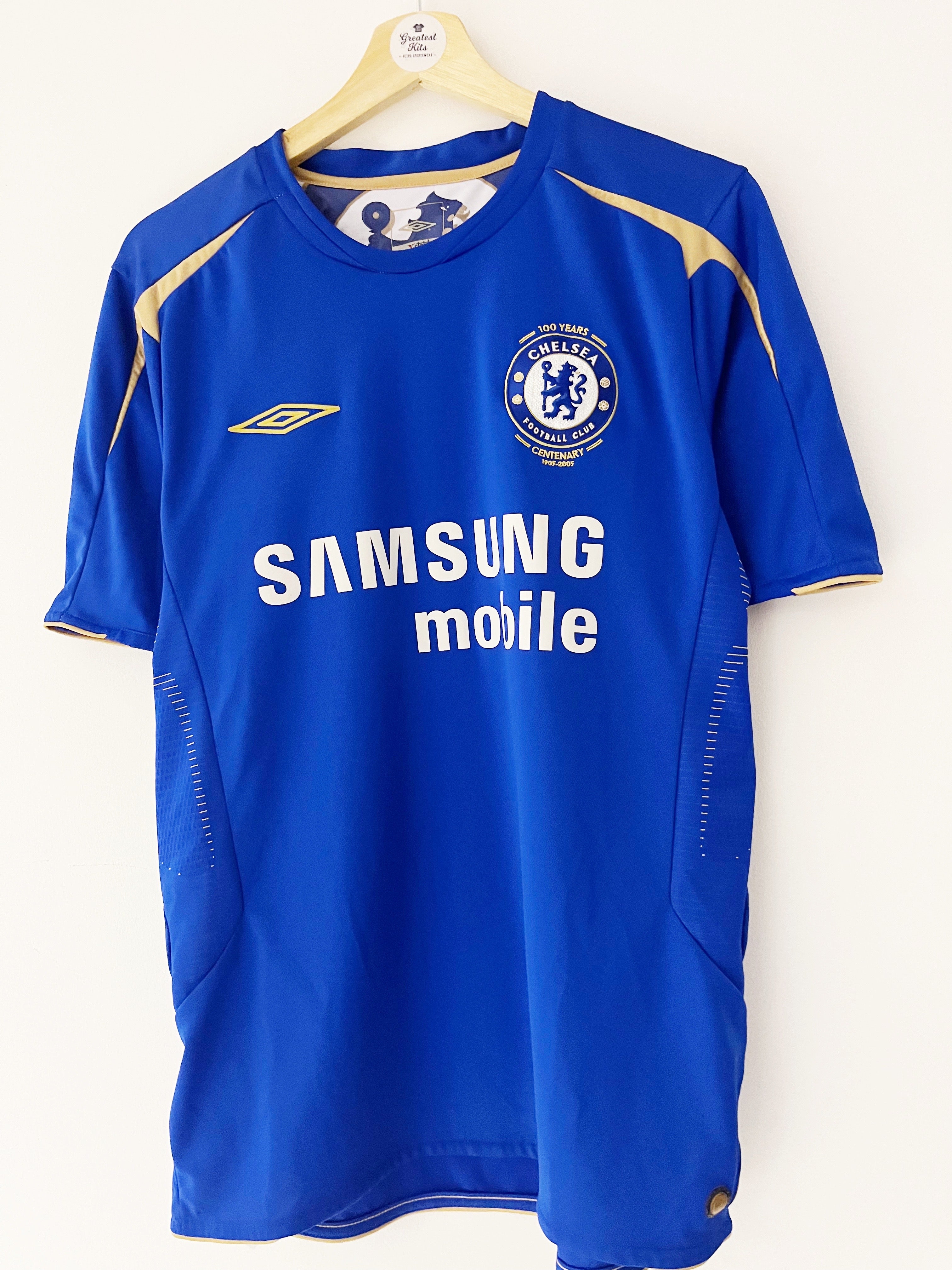 2005/06 Chelsea *Centenary* Home Shirt (M) 8.5/10