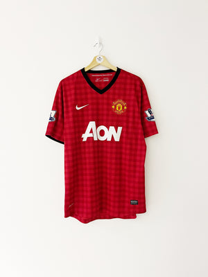 2012/13 Manchester United Home Shirt Young #18 (L) 8.5/10