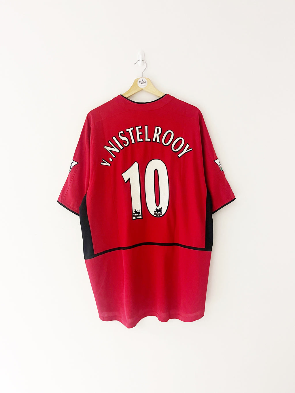 2002/04 Manchester United Home Shirt v.Nistelrooy #10 (XL) 9/10
