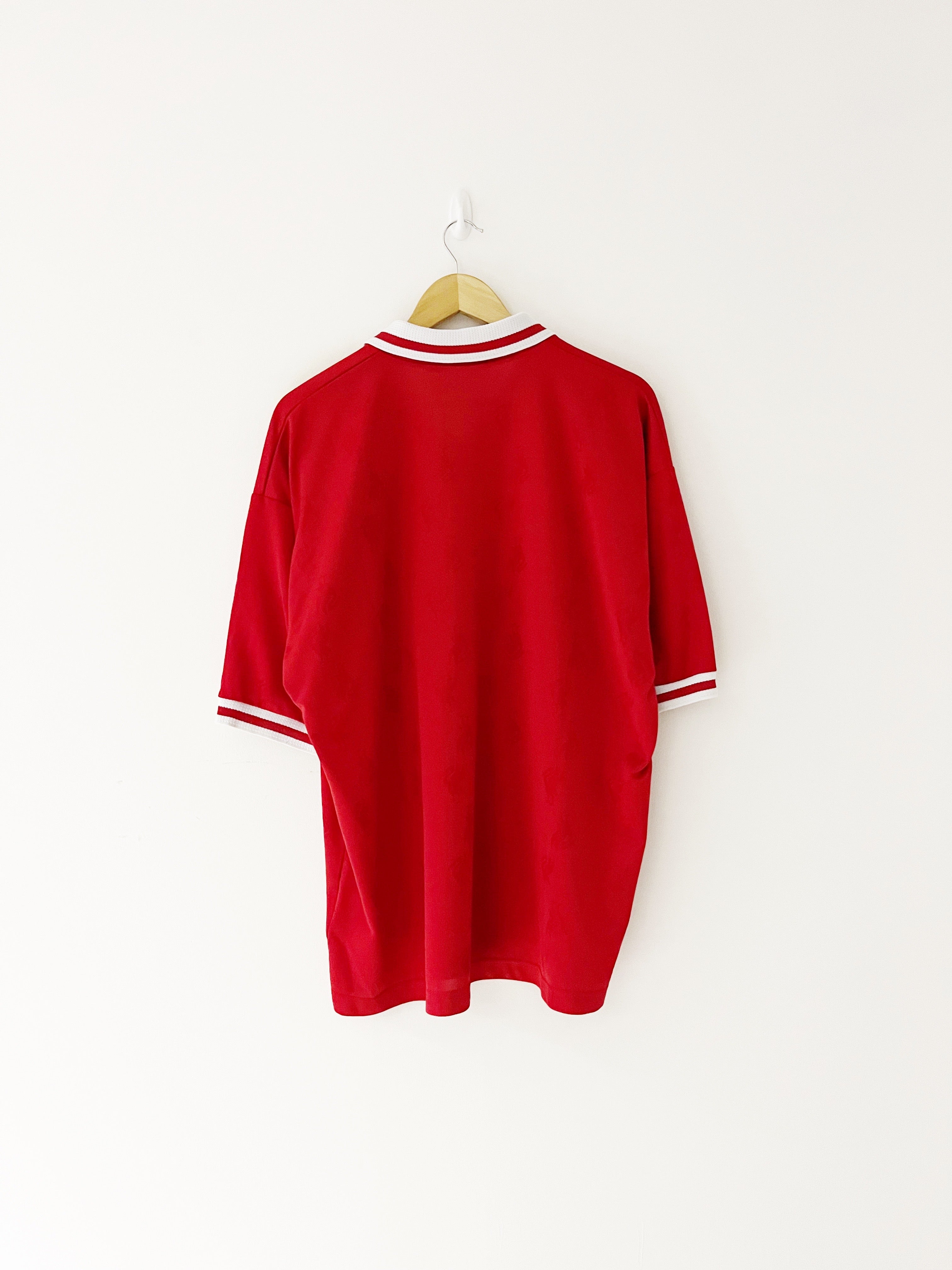 1996/98 Camiseta local del Liverpool (XL) 9/10