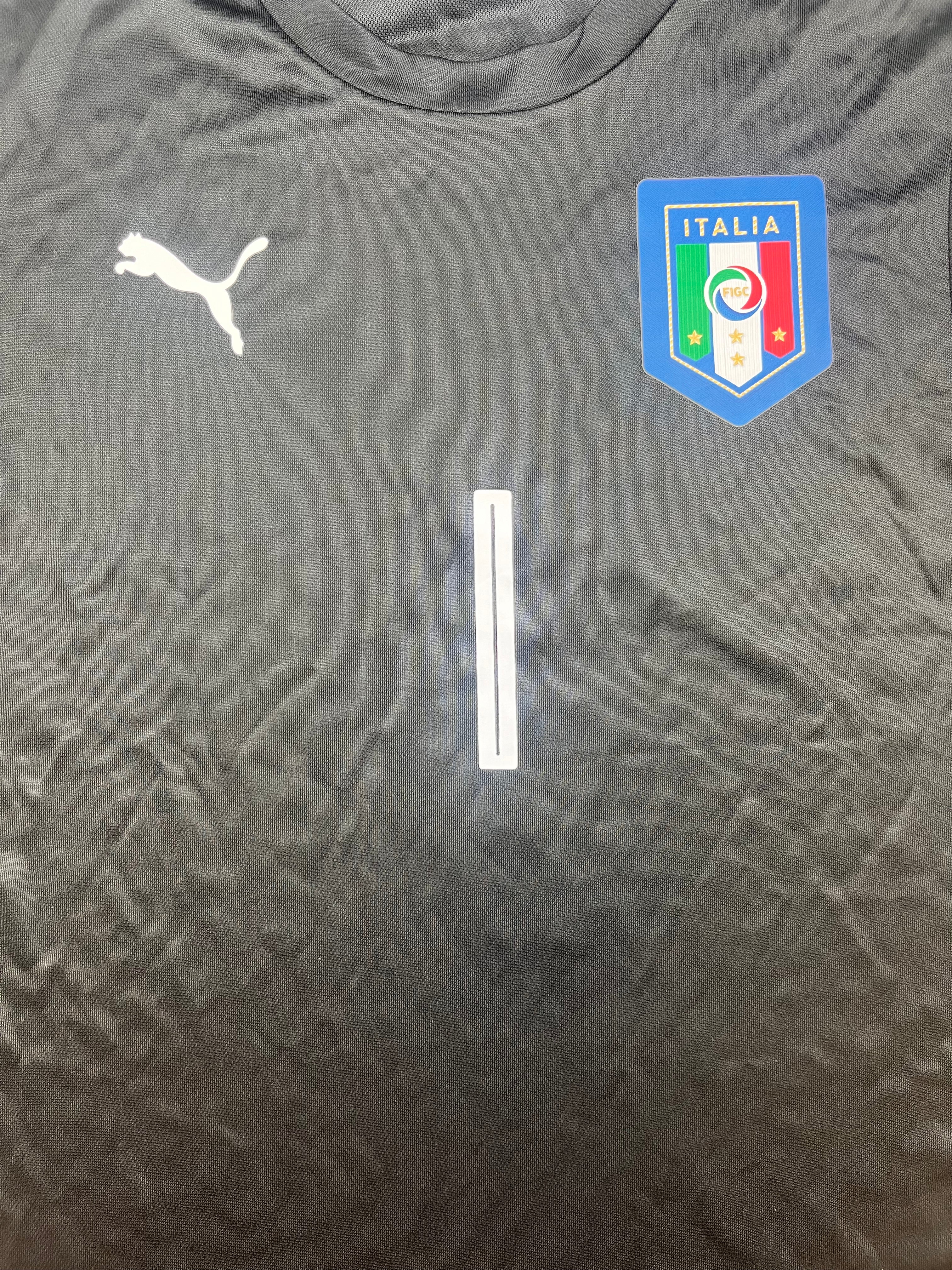 2016/17 Italy Away S/S GK Shirt Buffon #1 (XXL) 9/10