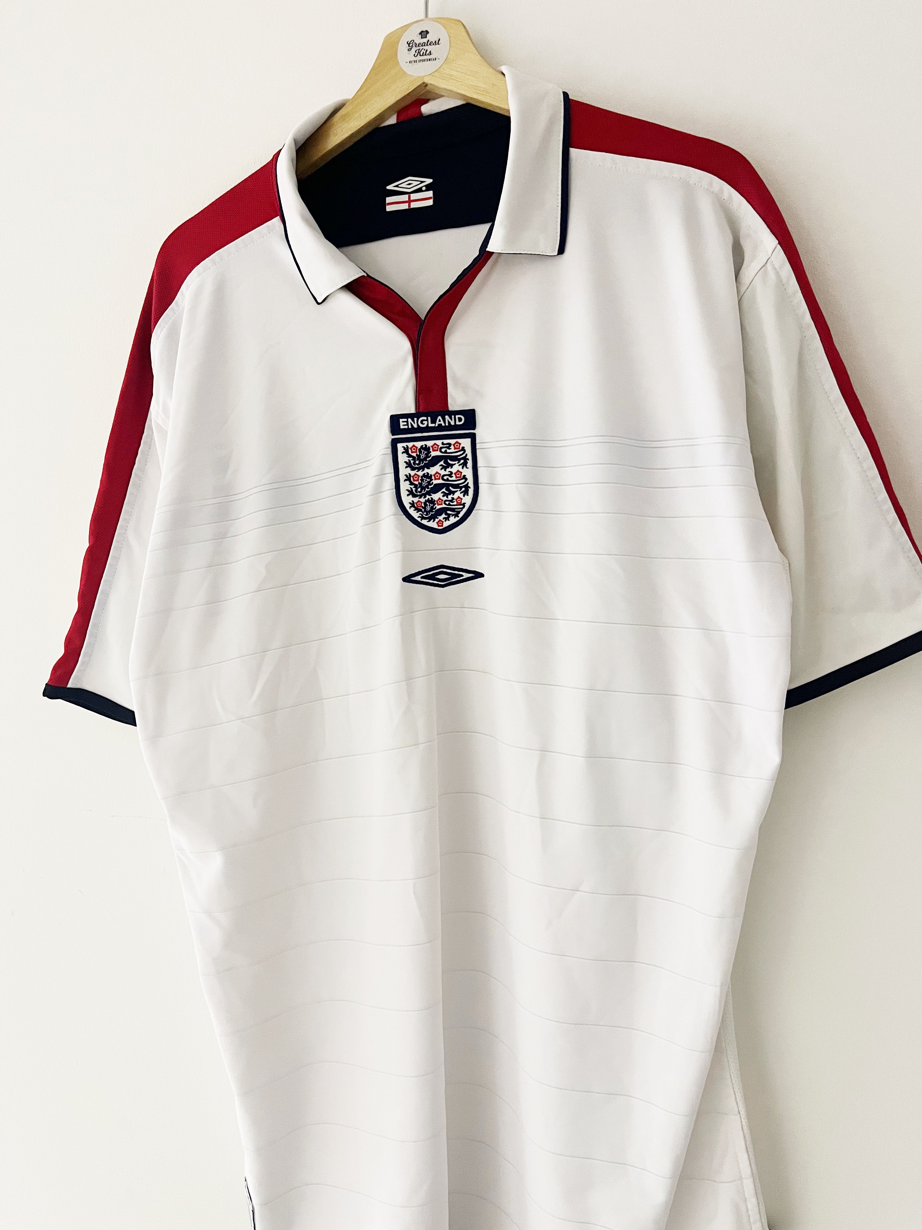 2003/05 England Home *Reversible* Home Shirt (XL) 9/10