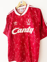 1989/91 Liverpool Home Shirt (L) 7/10