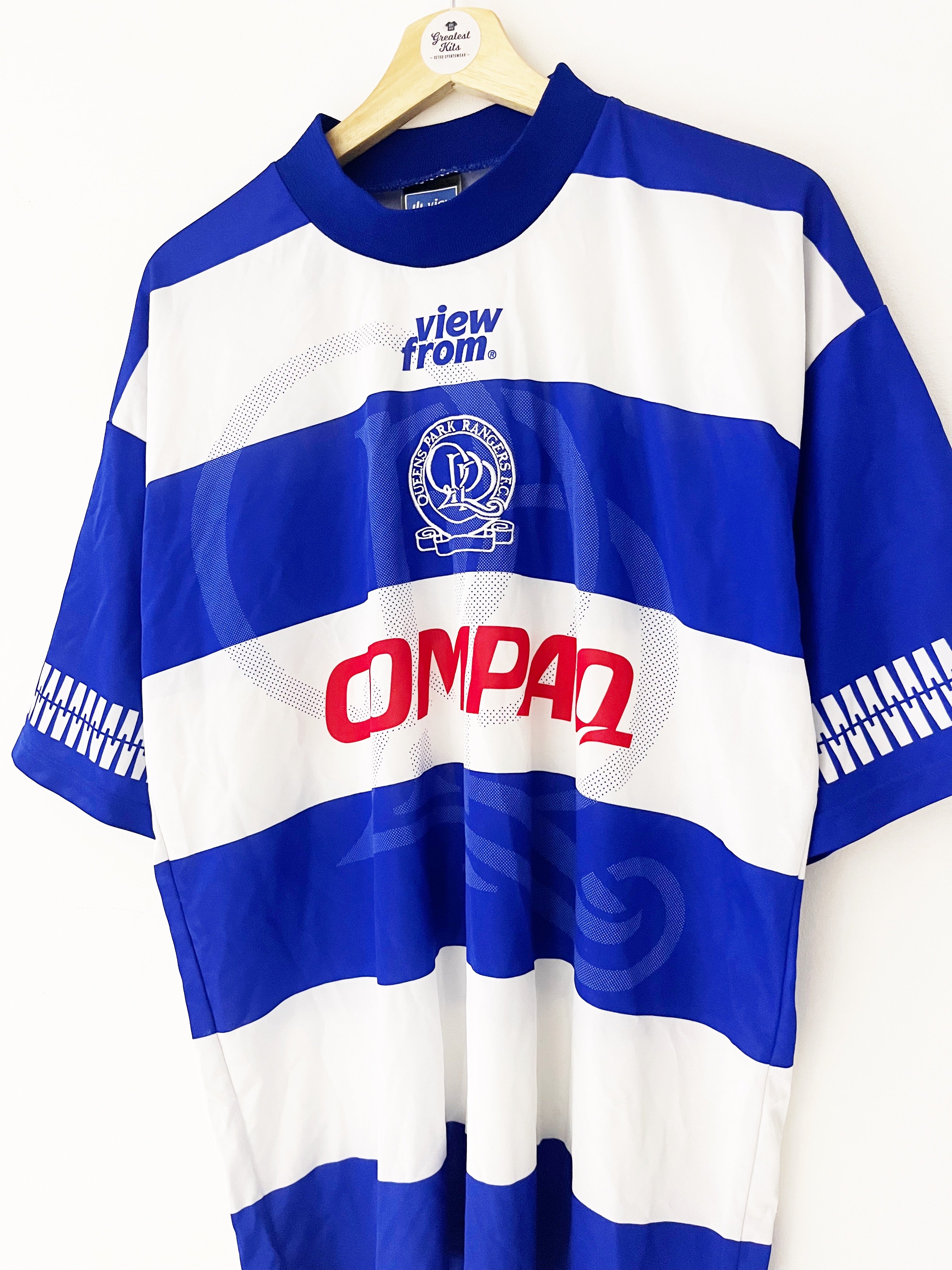 1995/96 QPR Home Shirt (L) 9/10