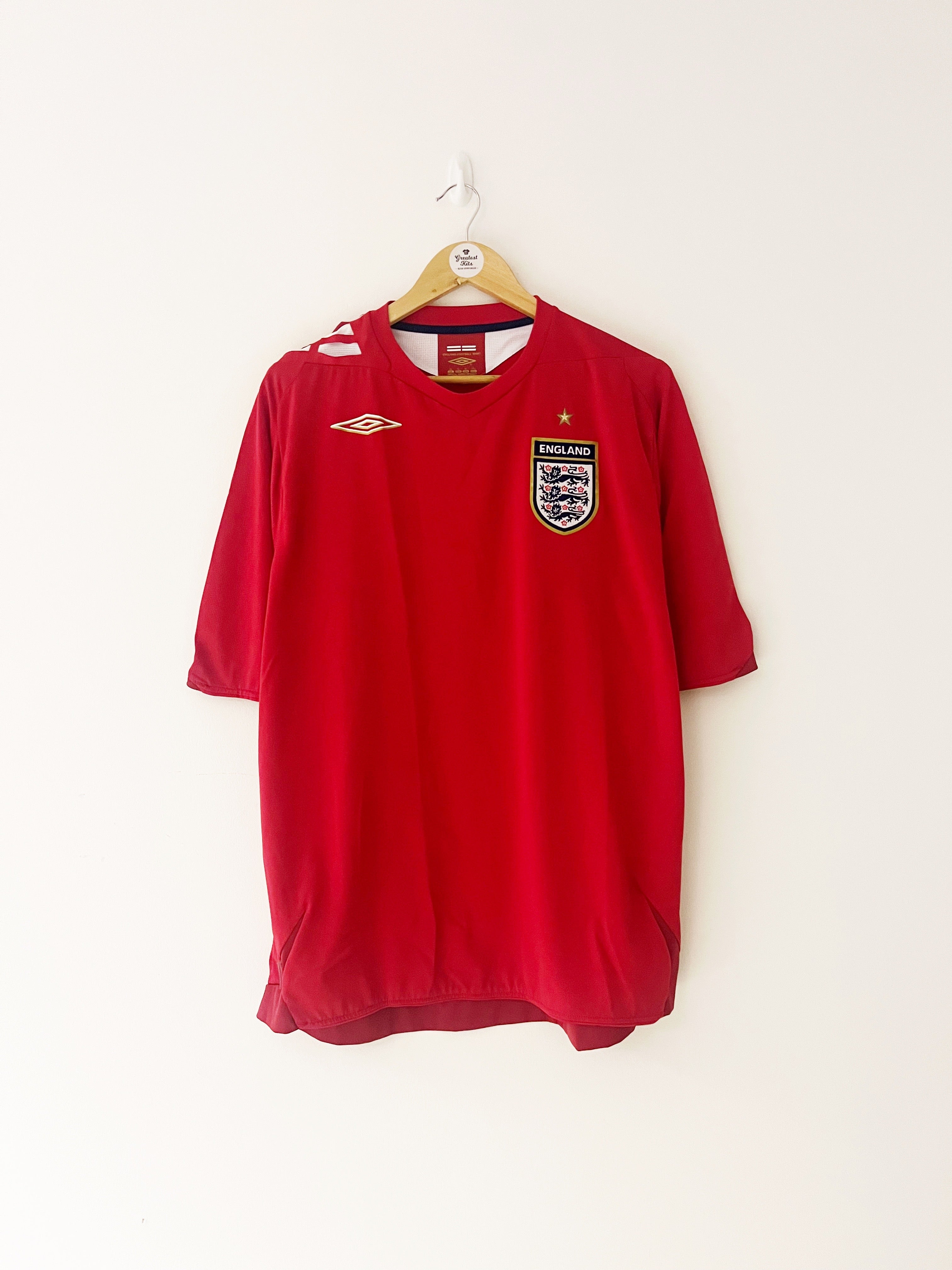 2006/08 England Away Shirt (XL) 9/10
