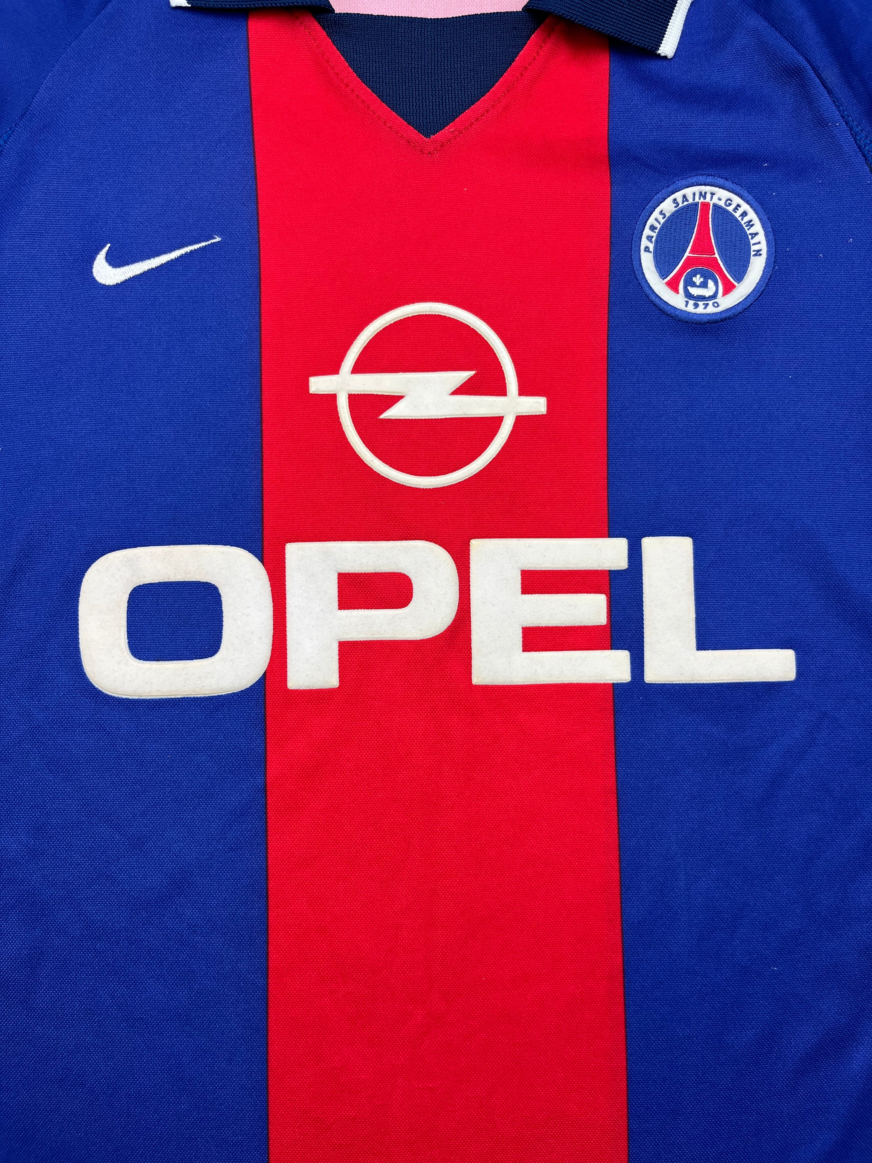 2000/01 Paris Saint-Germain Home Shirt (L) 9/10