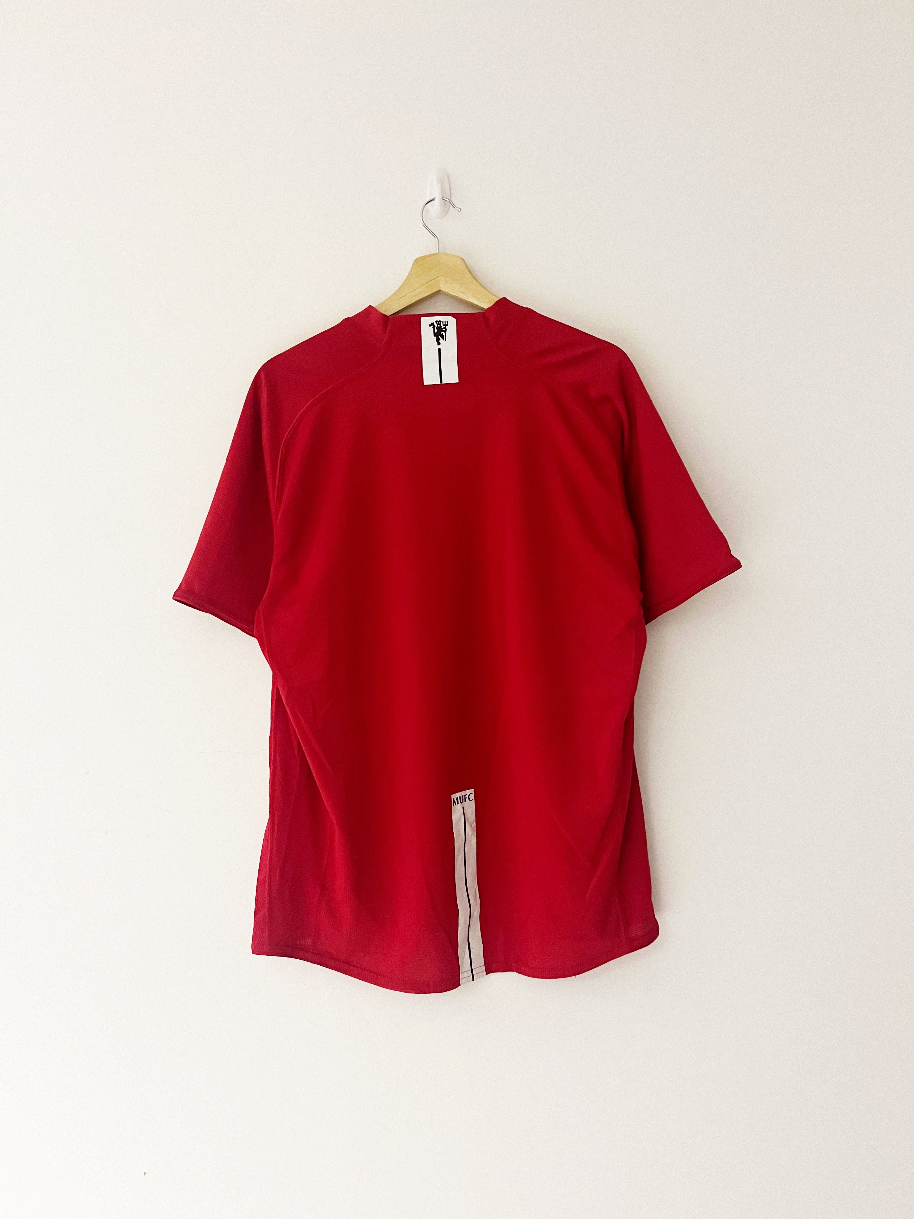 2007/09 Manchester United Home Shirt (L) 8/10
