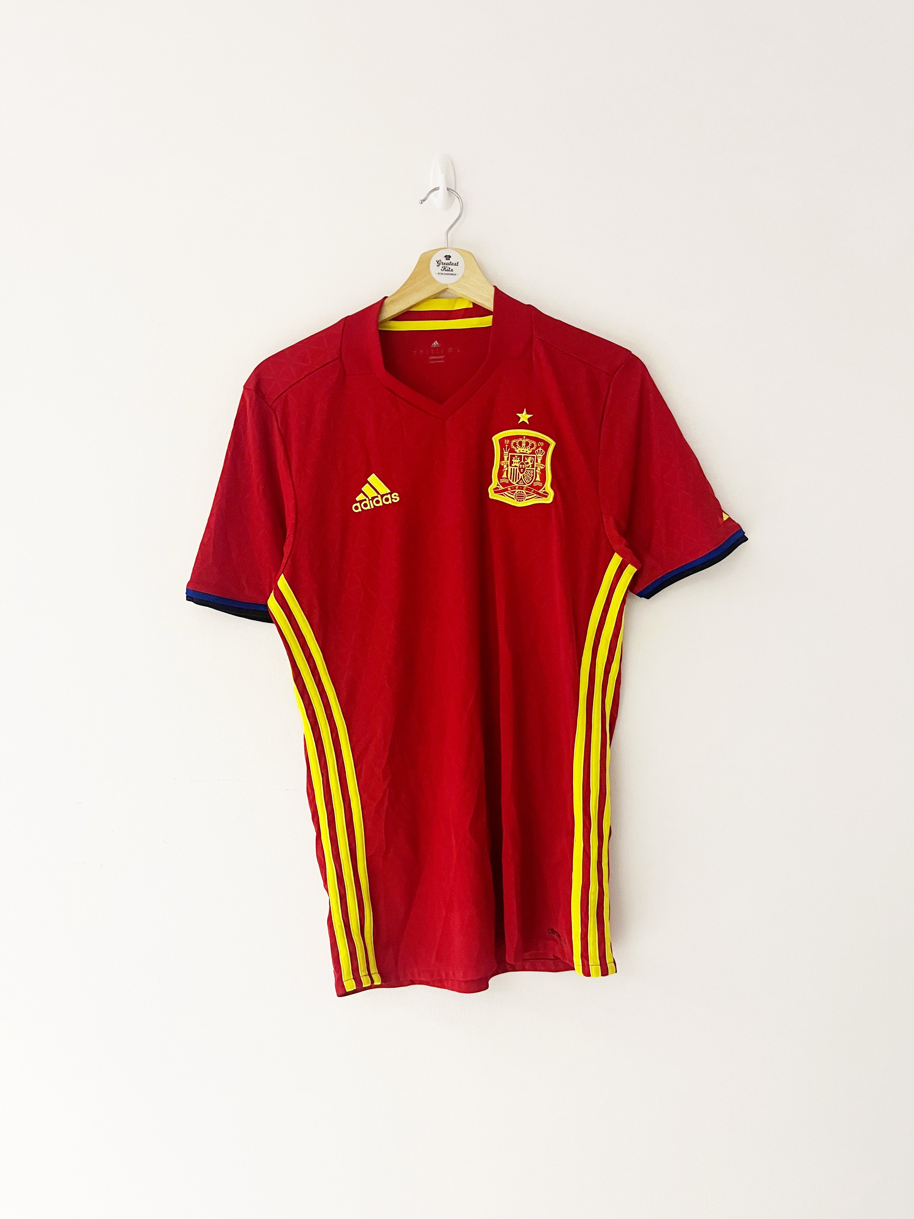 2016/17 Spain Home Shirt (S) 9/10