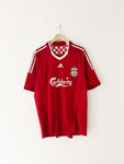 Camiseta de local del Liverpool 2008/10 (XL) 8.5/10