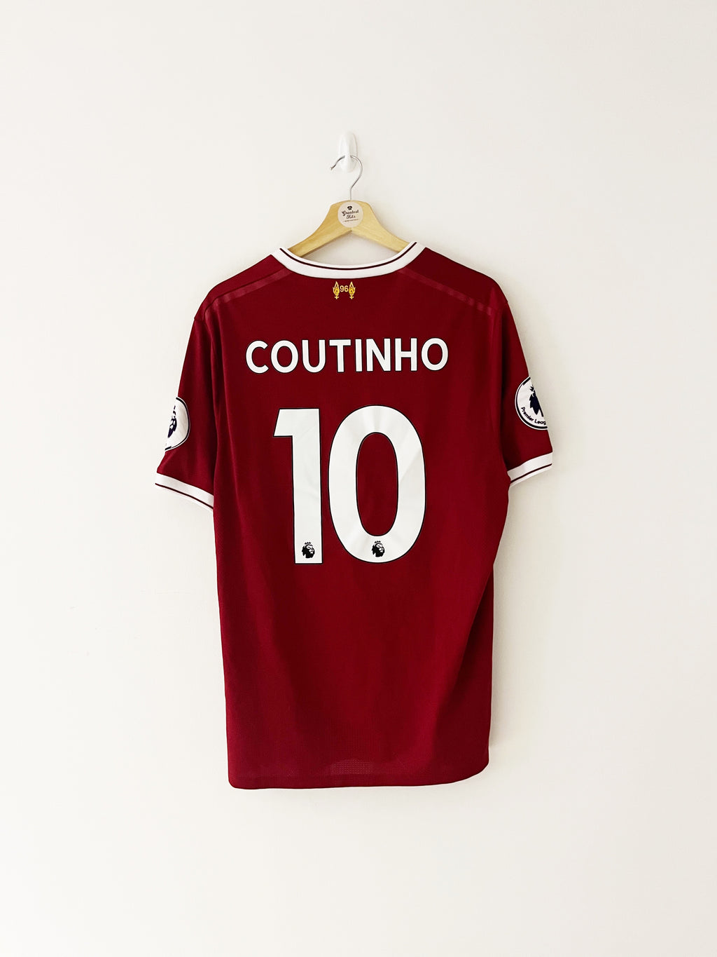 2017/18 Liverpool Home Shirt Coutinho #10 (L) 9/10