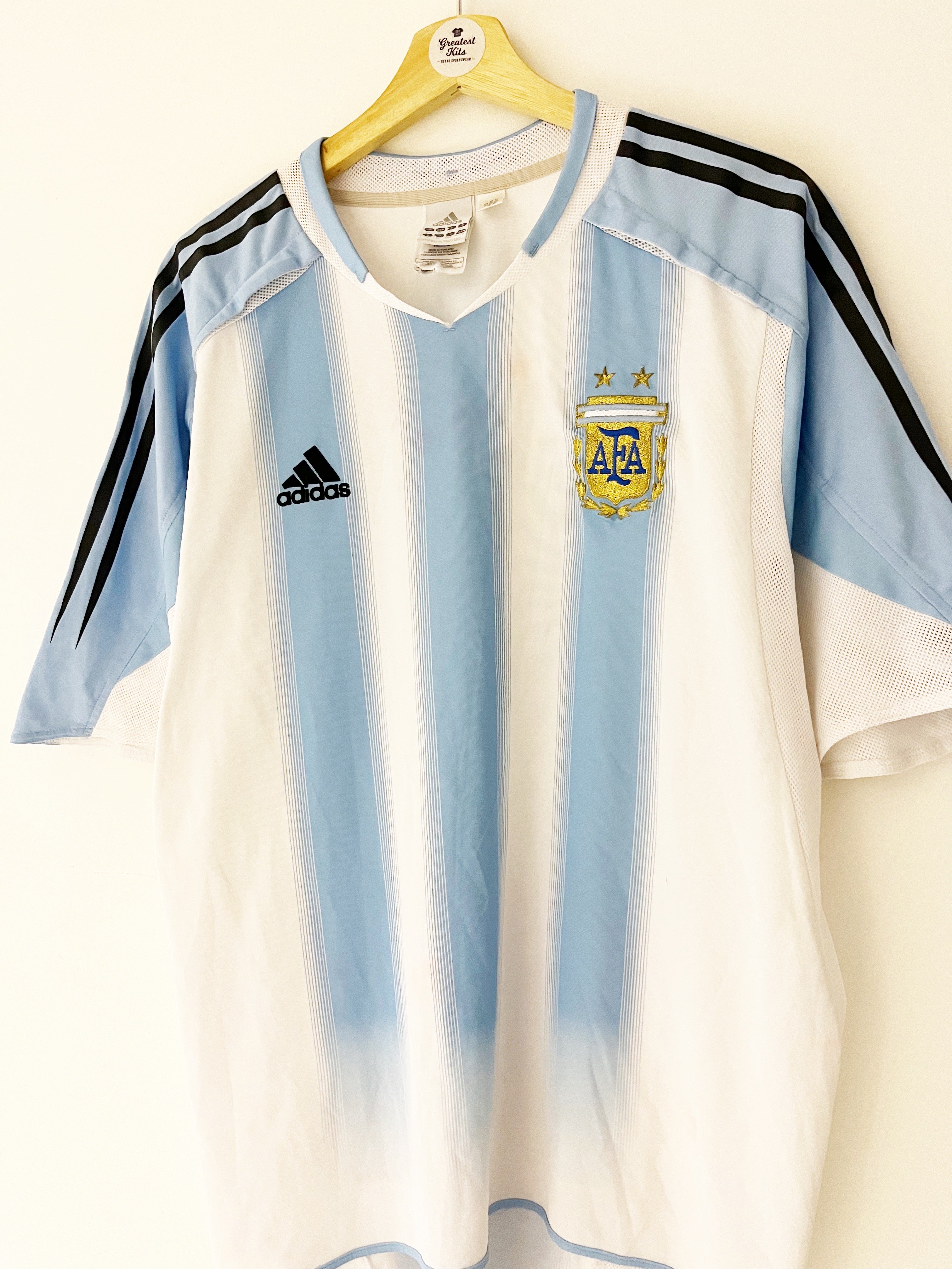 2004/05 Argentina Home Shirt (XL) 6.5/10