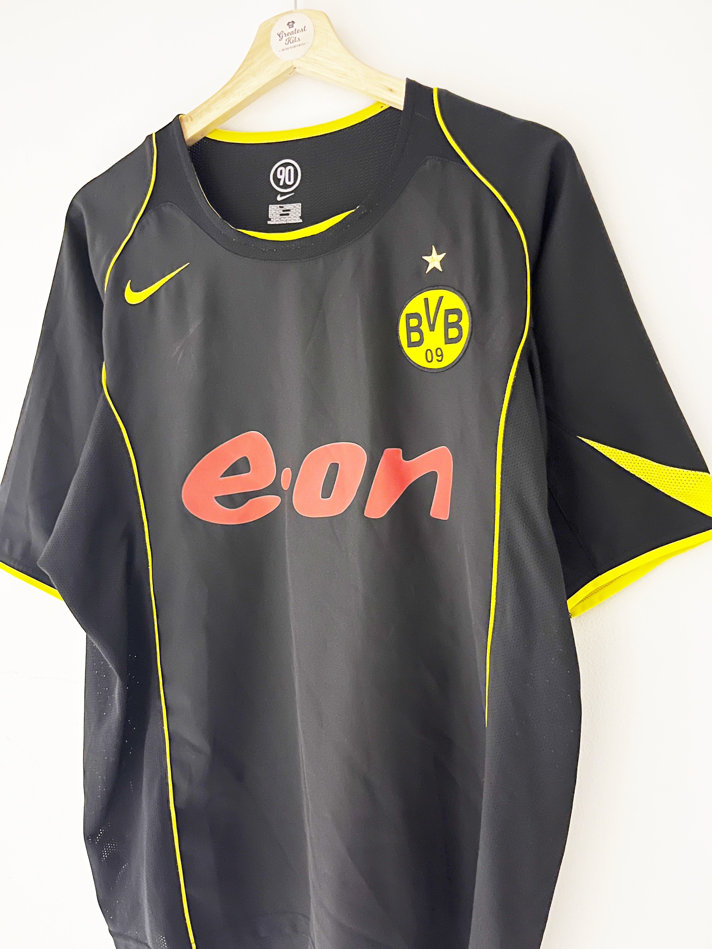 Maillot extérieur du Borussia Dortmund 2004/05 (L) 9/10 