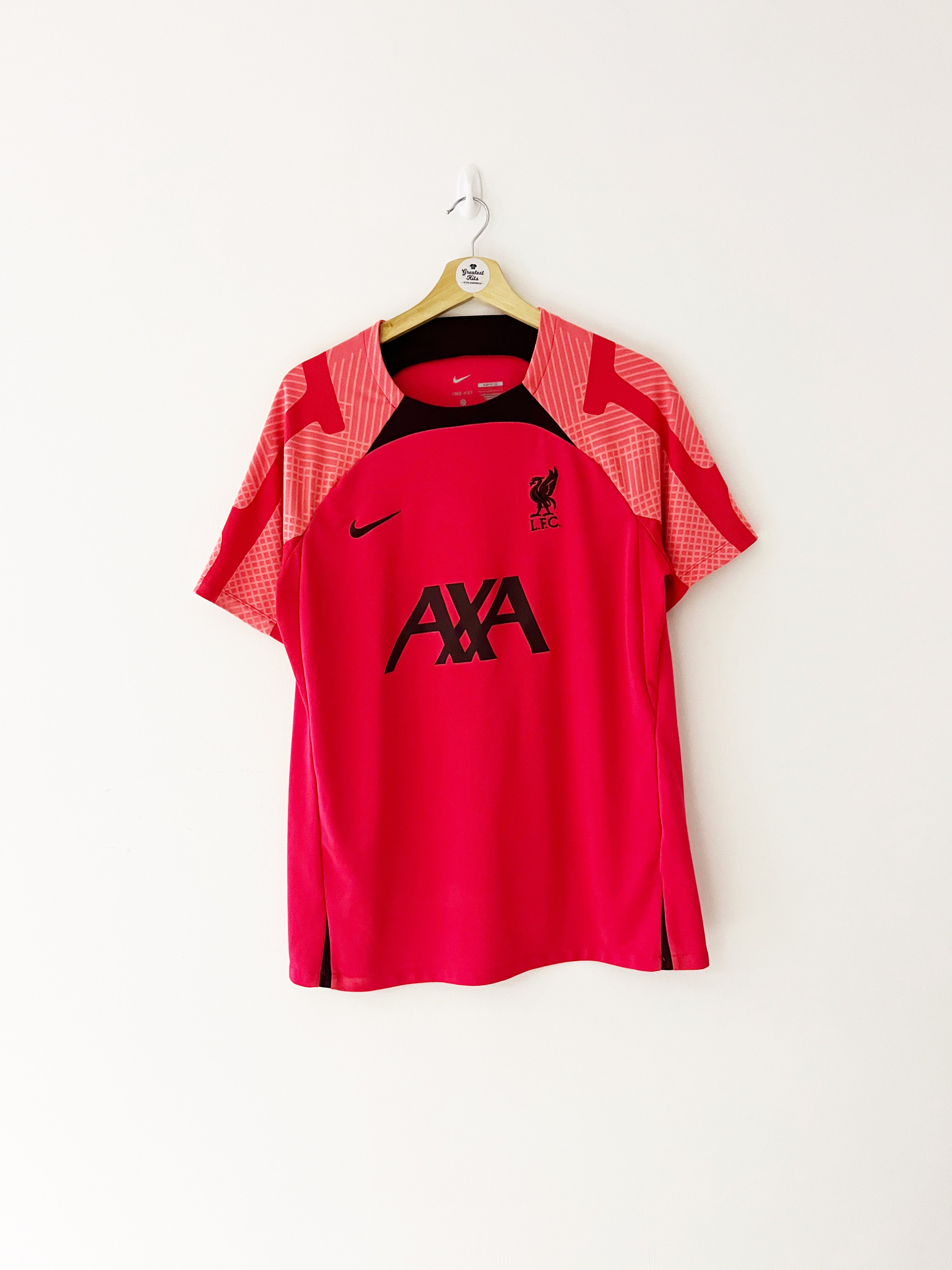 Liverpool axa training top on sale