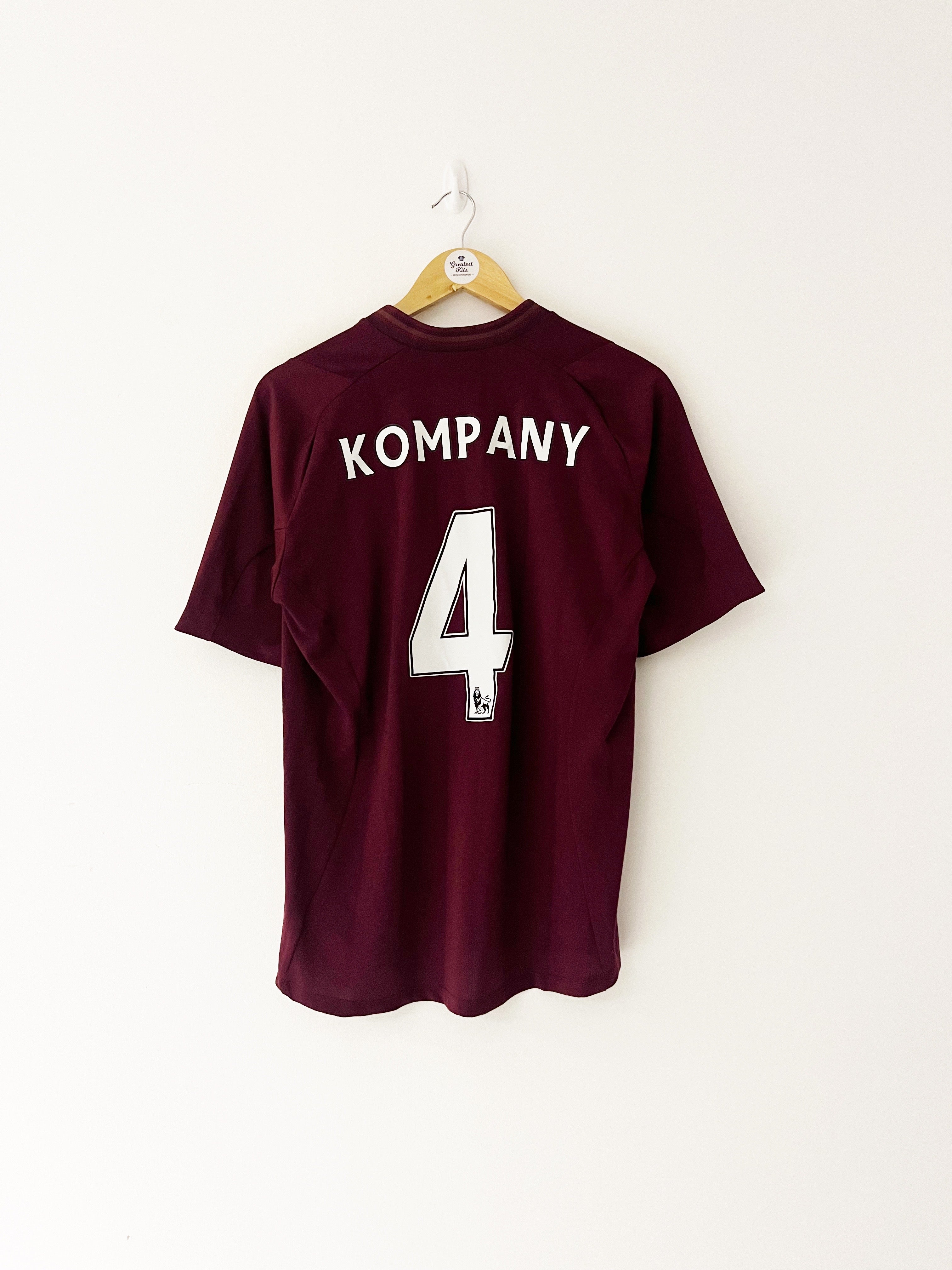2012/13 Man City Away Shirt Kompany #4 (M) 8.5/10