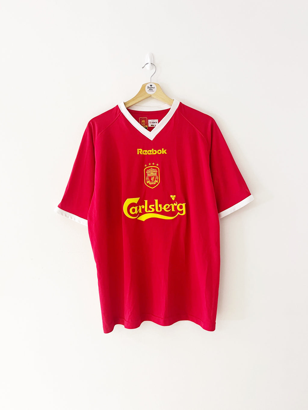 2001/03 Liverpool European Home Shirt (L) 8.5/10