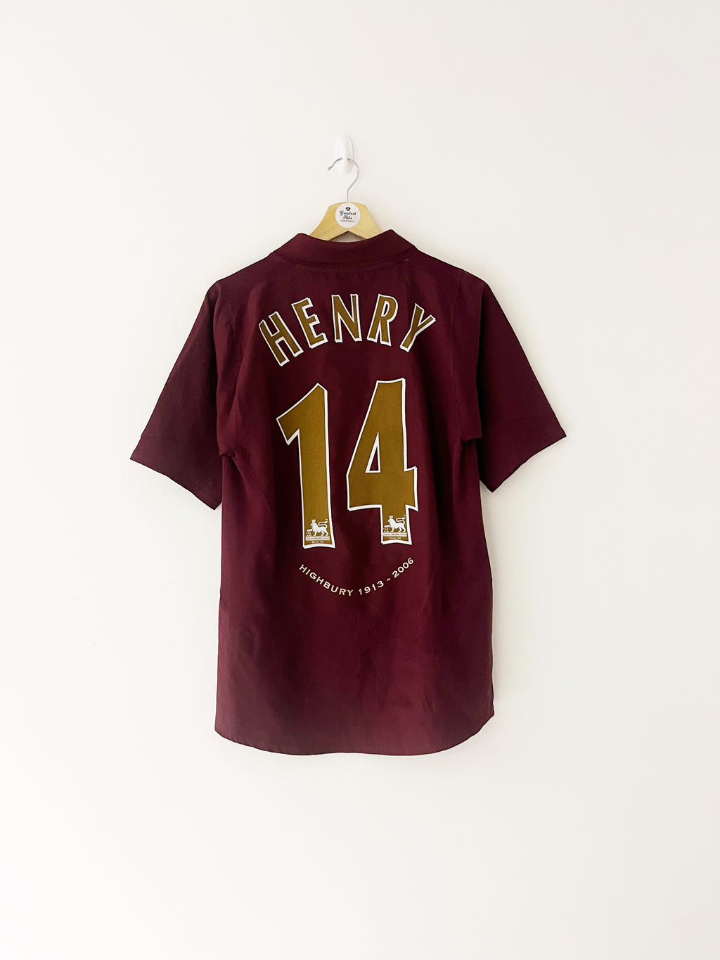 2005/06 Arsenal Home Shirt Henry #14 (S) 9/10