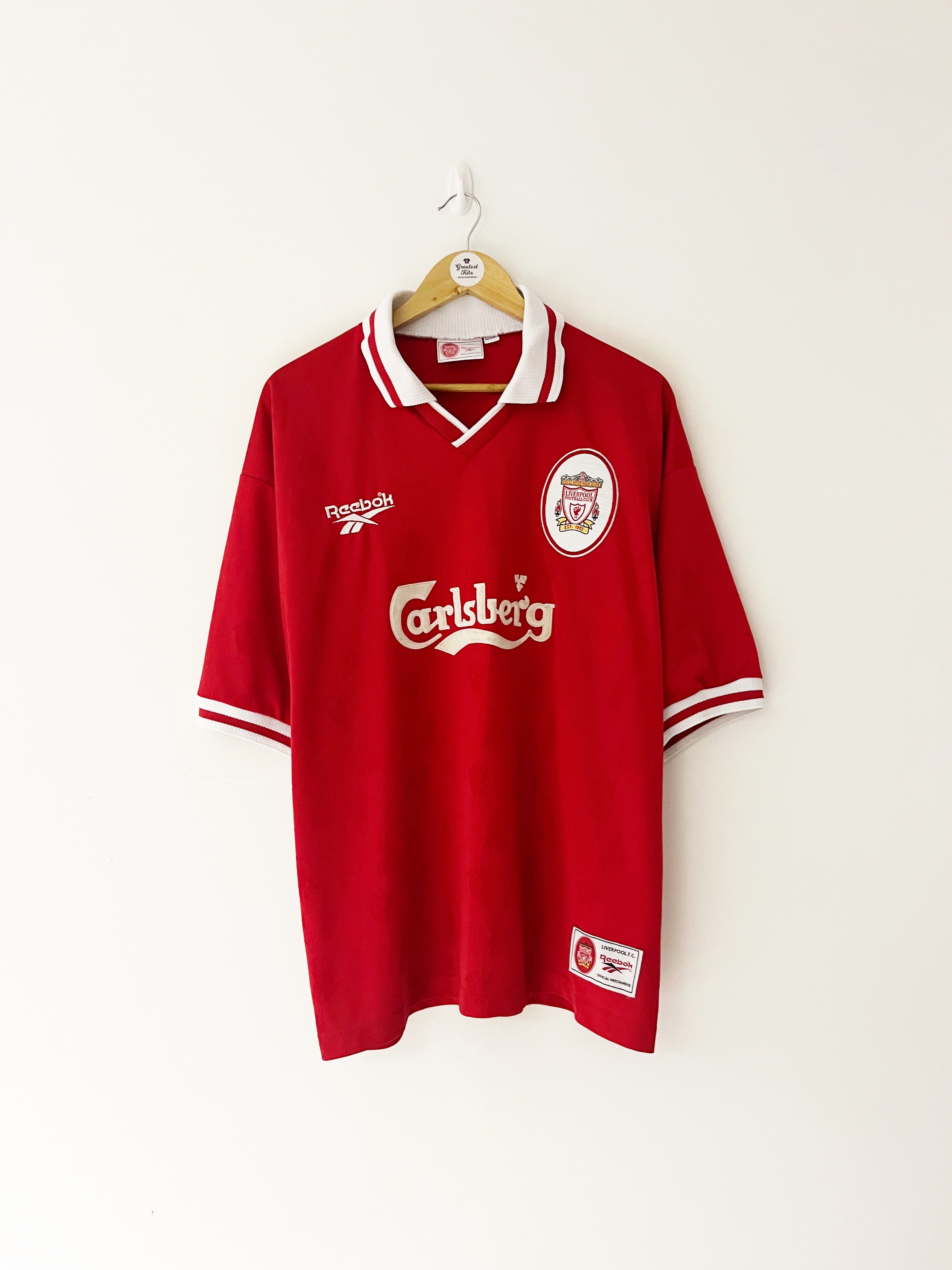1996/98 Liverpool Home Shirt (XL) 8.5/10