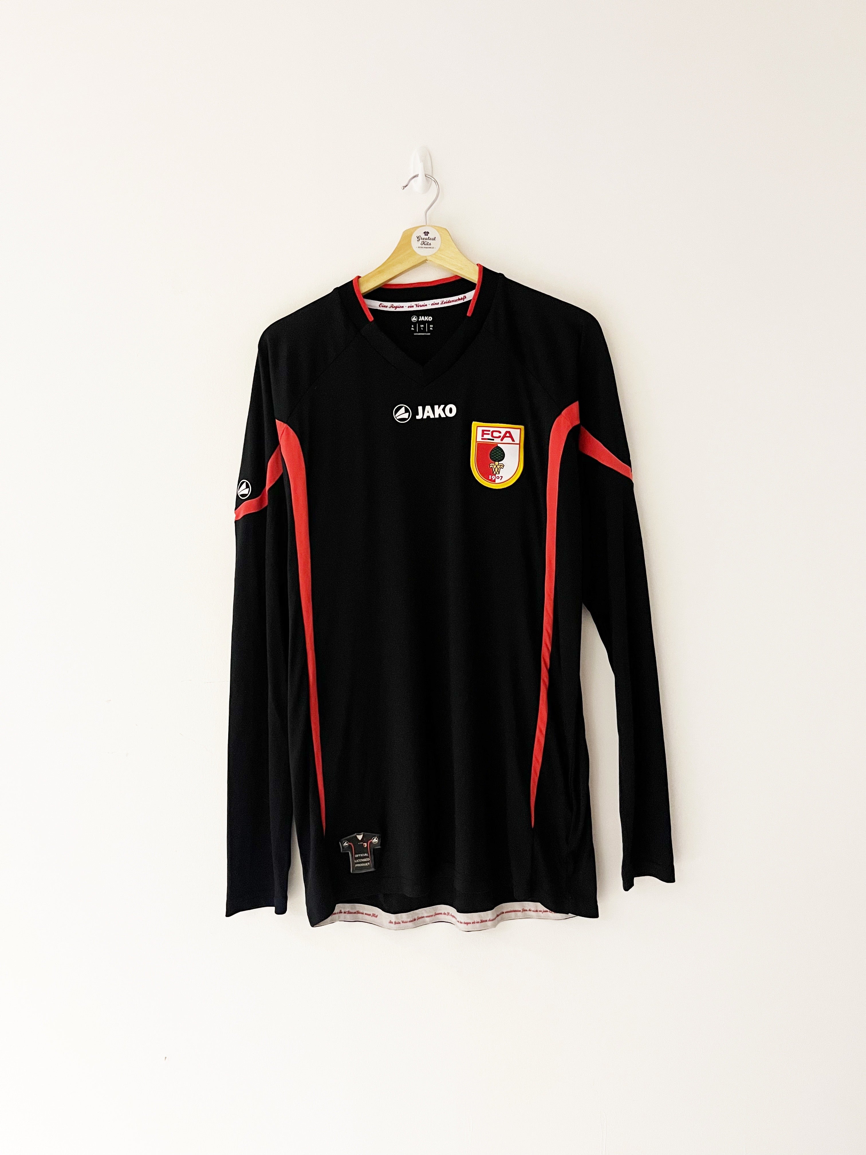 2011/12 FC Augsburg Away L/S Shirt (L) 9/10