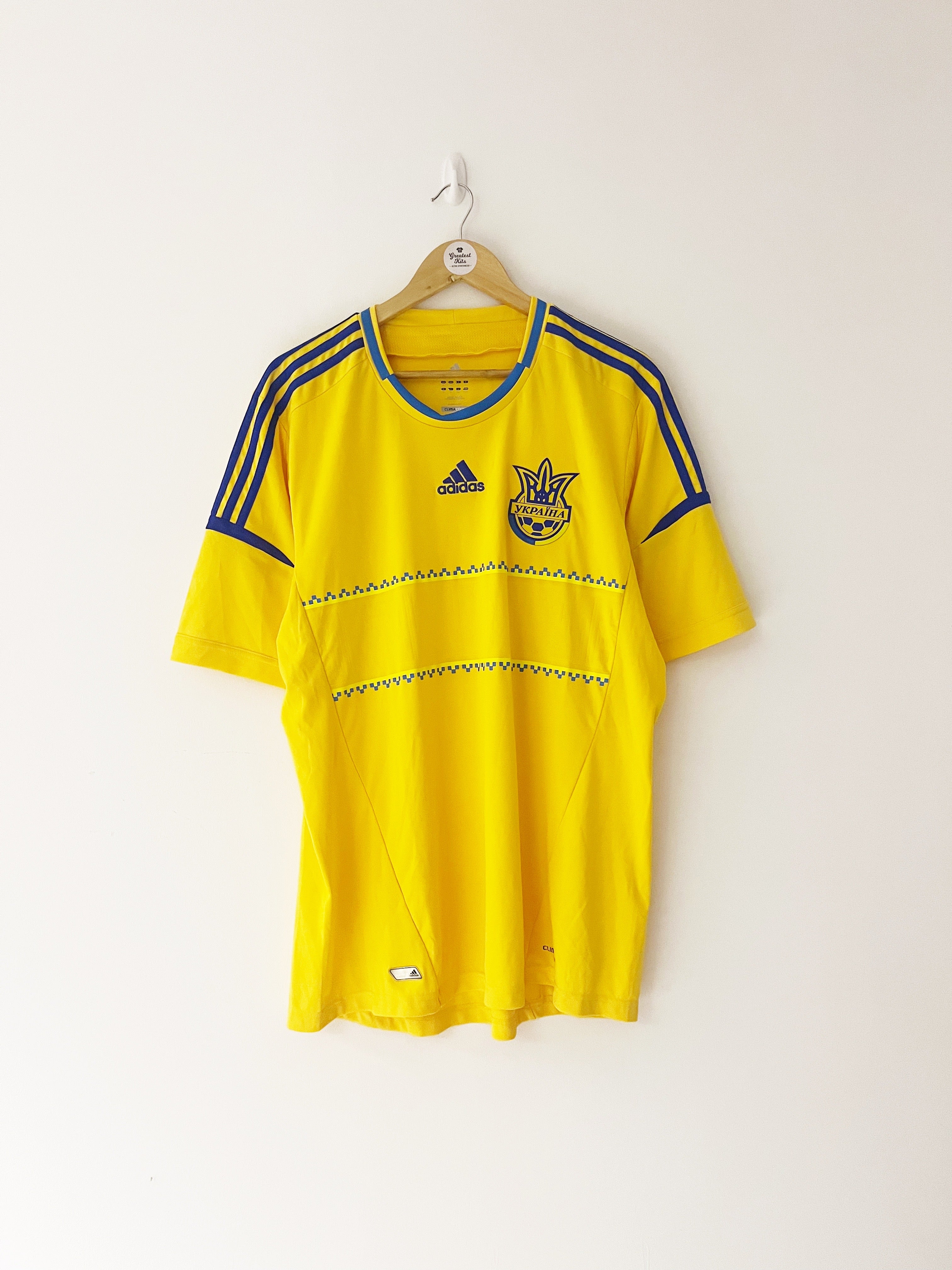 2011/13 Ukraine Home Shirt (XL) 9/10