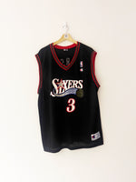 2000-02 Philadelphia Champion Away Jersey Iverson #3 (L) 9/10