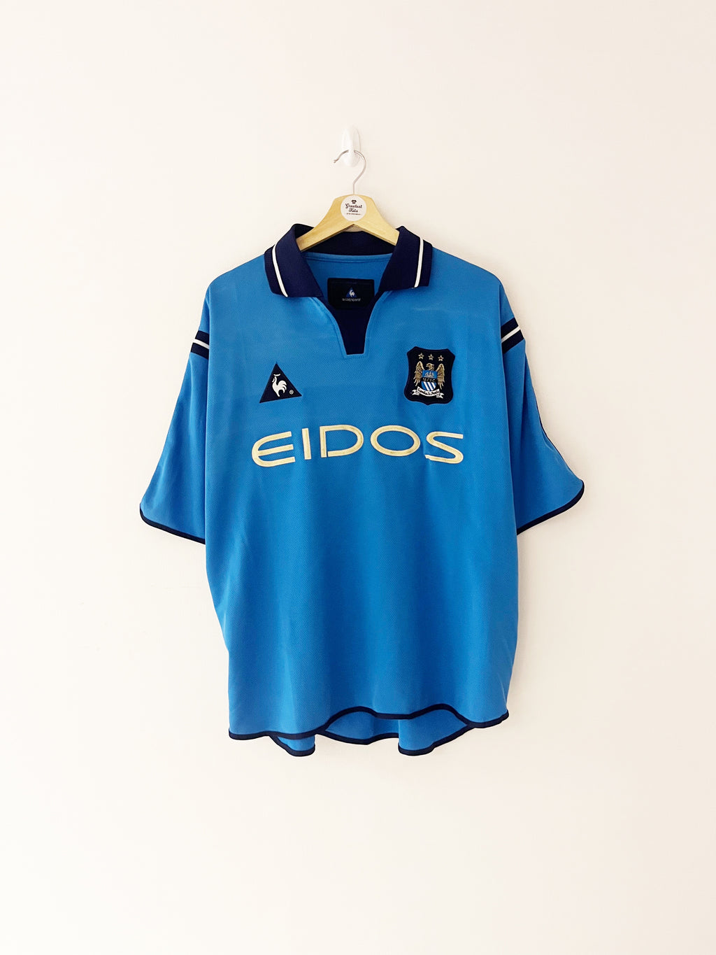 2001/02 Manchester City Home Shirt (L) 8/10