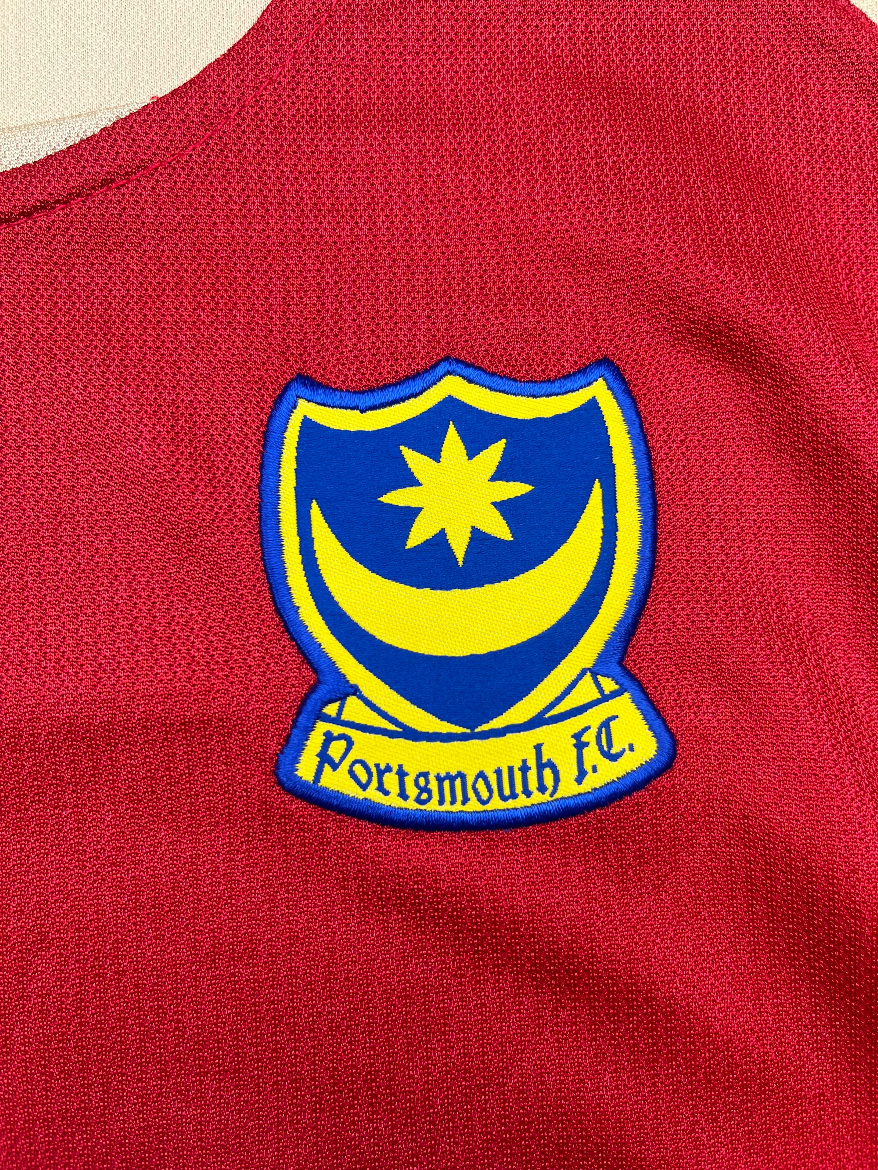 2005/06 Portsmouth Away L/S Shirt (XL) 9/10