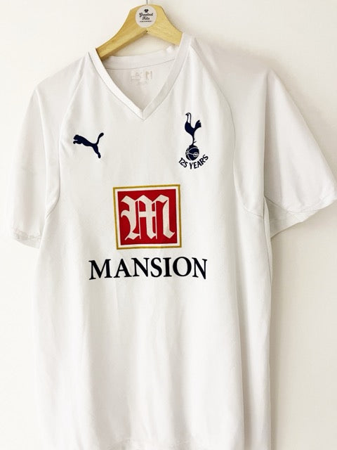 2007/08 Tottenham Hotspur *125 Year* Home Shirt (L) 9/10