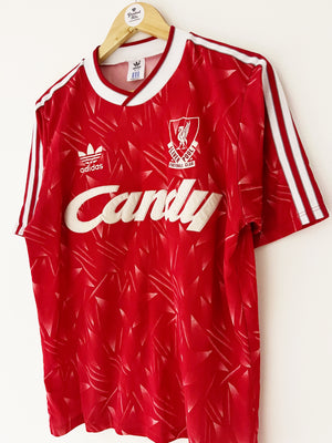 1989/91 Liverpool Home Shirt (M) 8.5/10