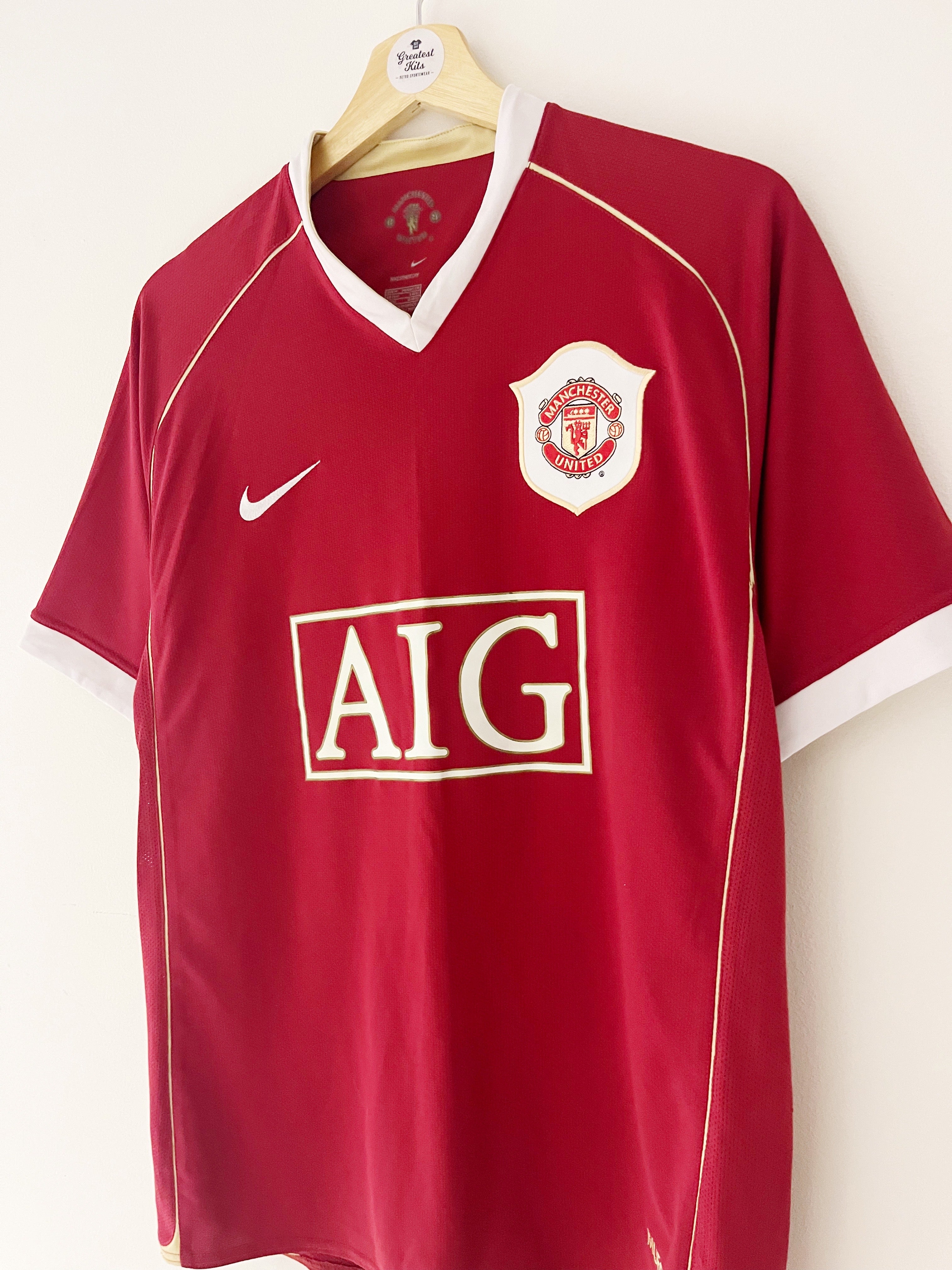 2006/07 Manchester United Home Shirt (M) 8.5/10