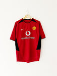 2002/04 Manchester United Home Shirt (S) 8.5/10