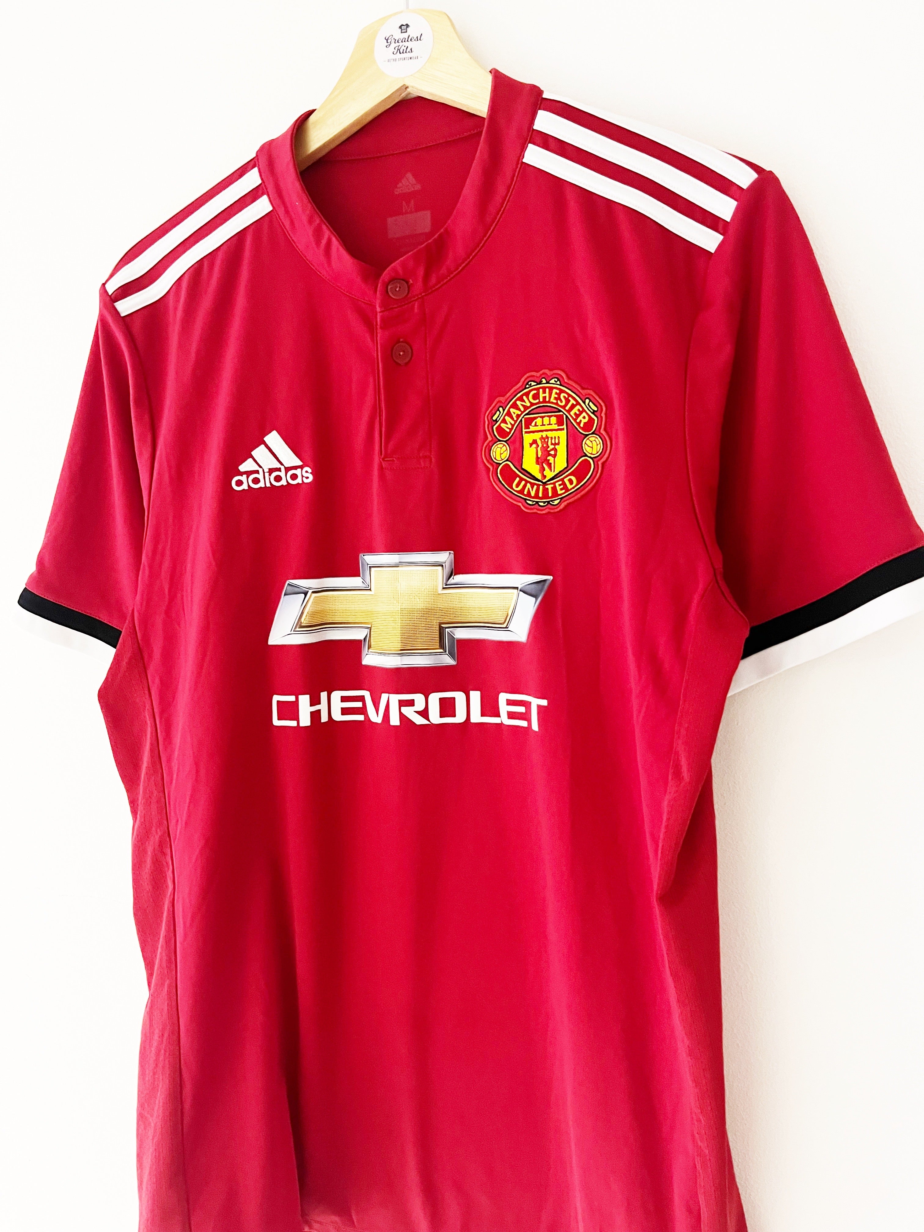 2017/18 Manchester United Home Shirt (M) 8/10
