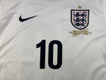 2013 England *150 Years* Home Shirt Rooney #10 (M) 9/10