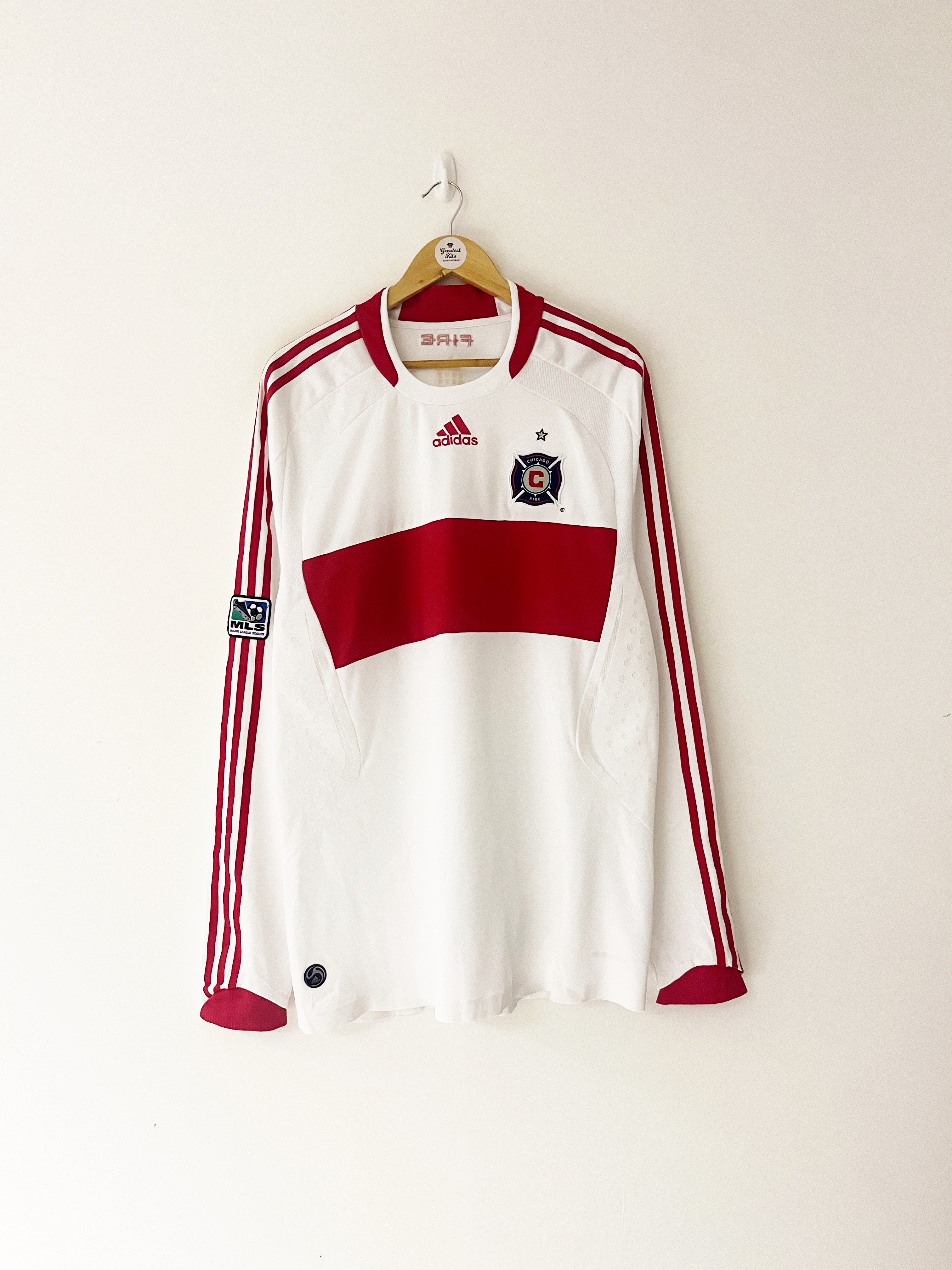 2008 Chicago Fire Home L/S Shirt (XL) 9/10