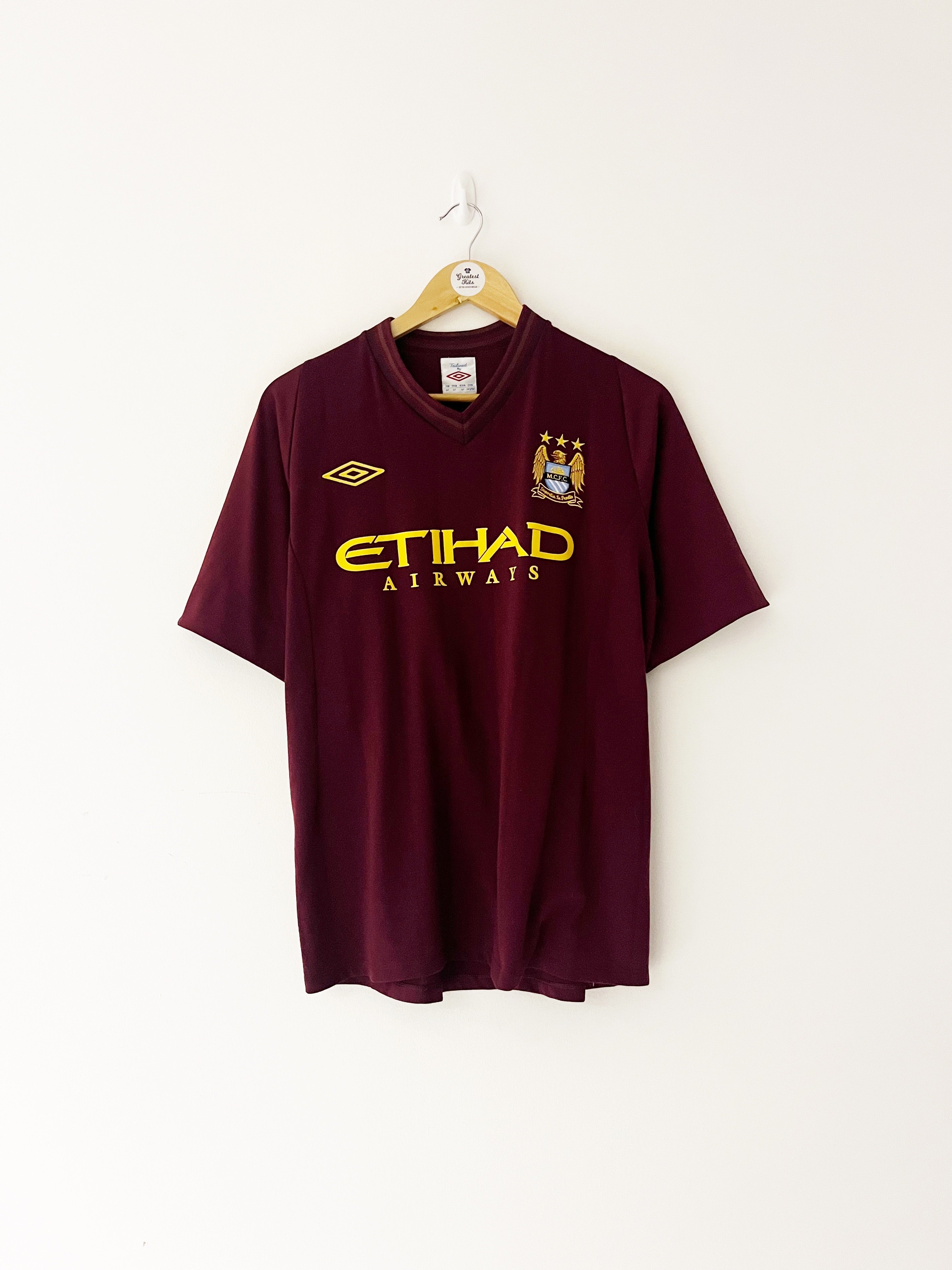 2012/13 Man City Away Shirt Kompany #4 (M) 8.5/10