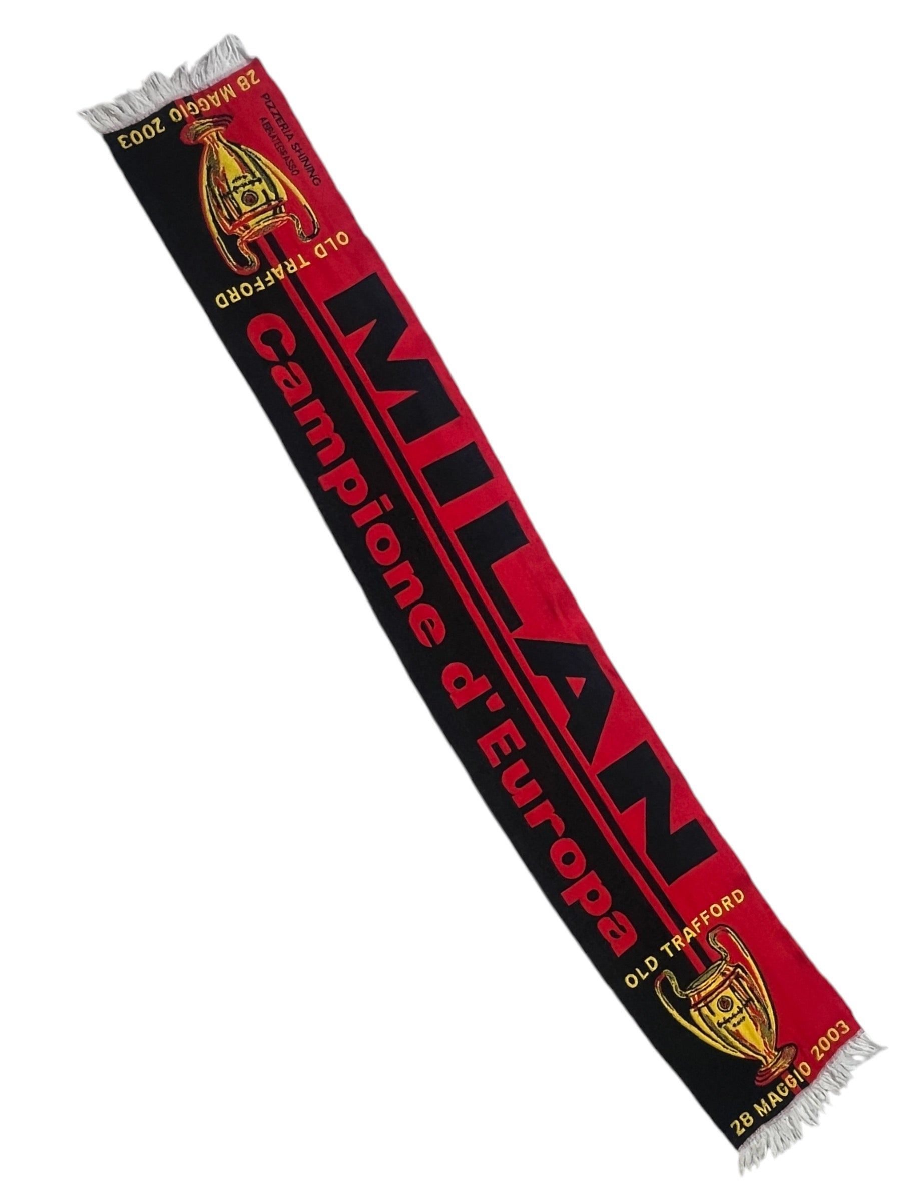 2003 AC Milan Champions League Final Scarf