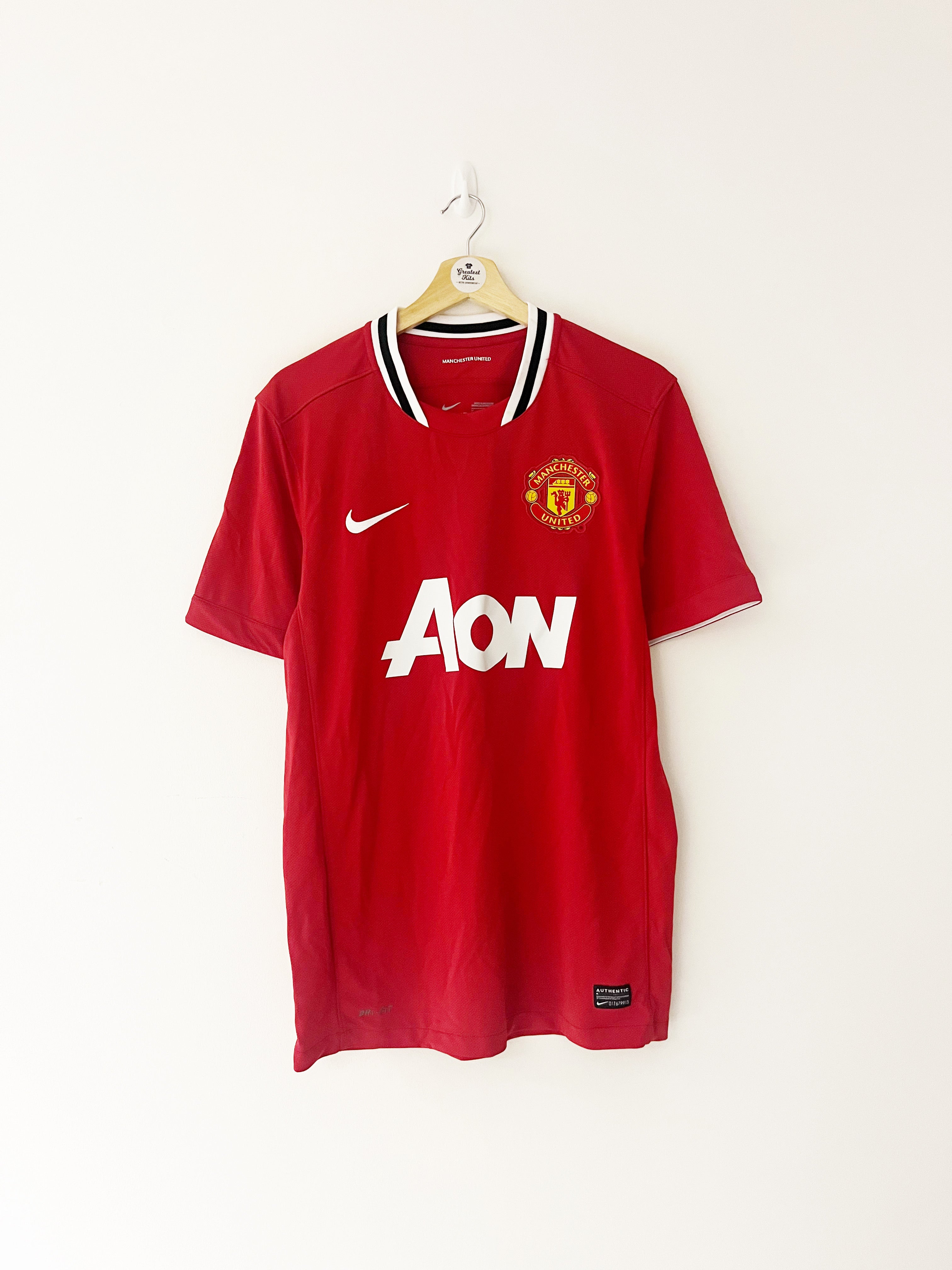 2011/12 Manchester United Home Shirt (M) 9/10