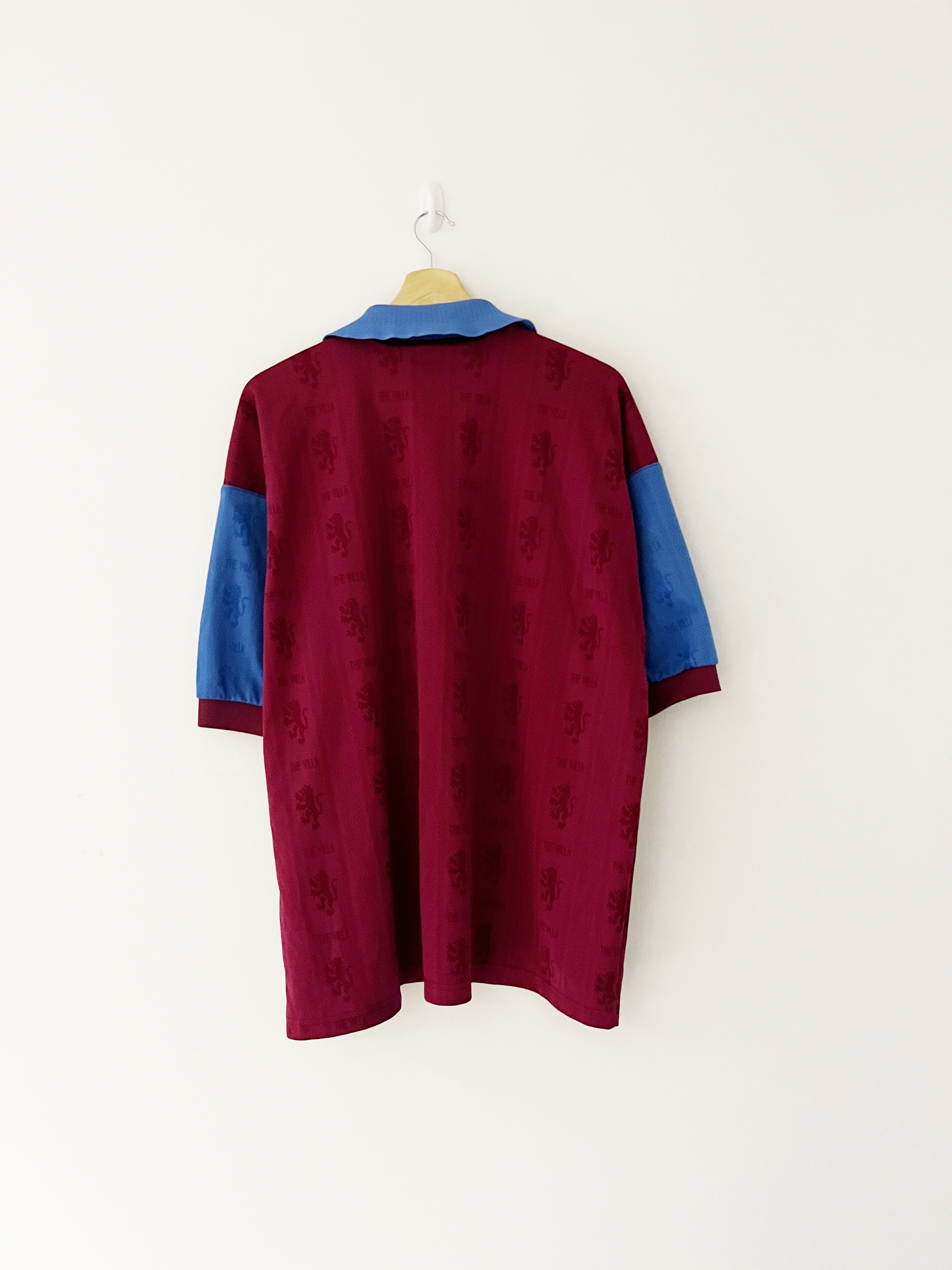 1995/97 Aston Villa Home Shirt (XL) 9/10