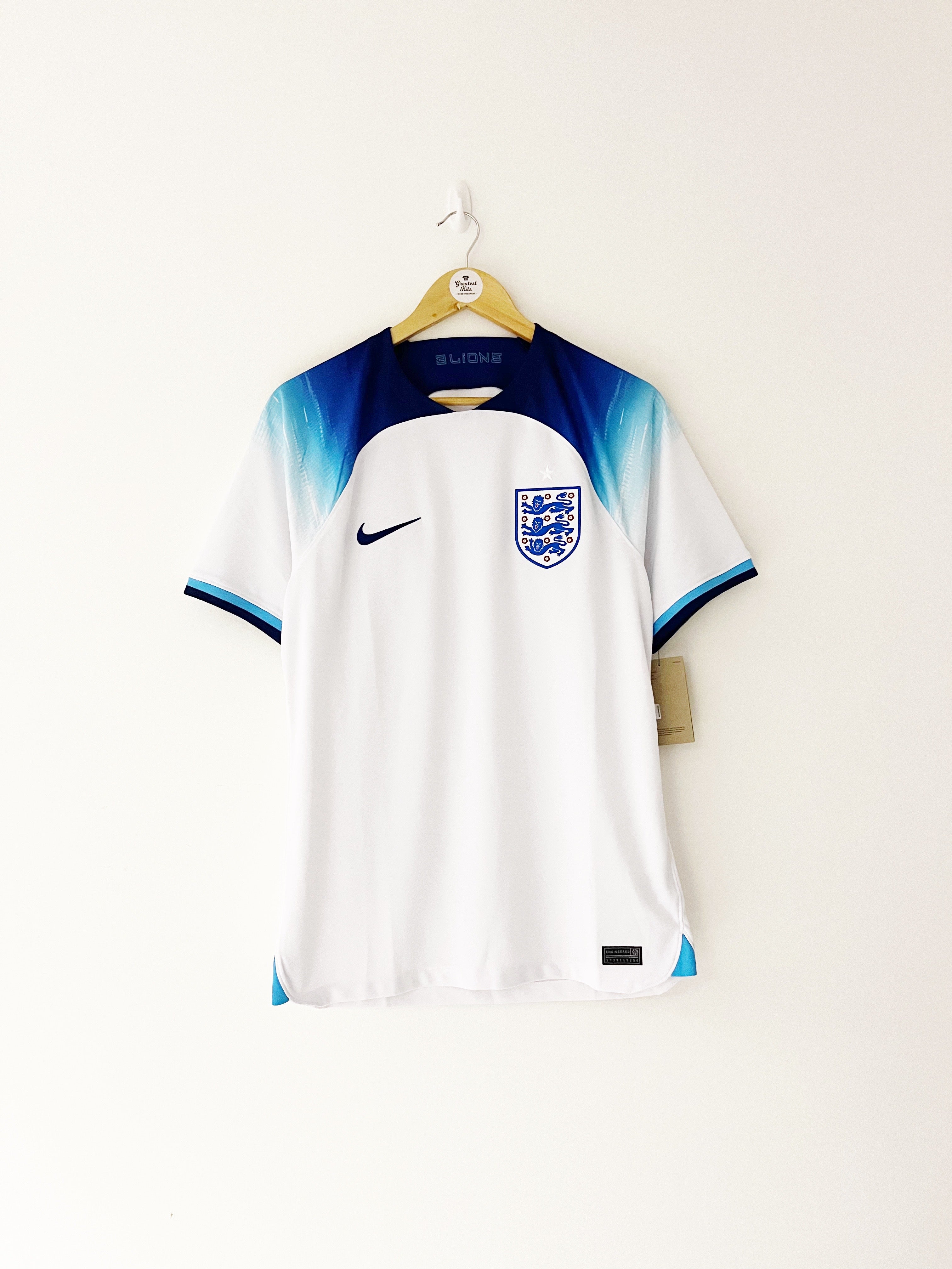 2022/23 England Home Shirt (M) BNWT