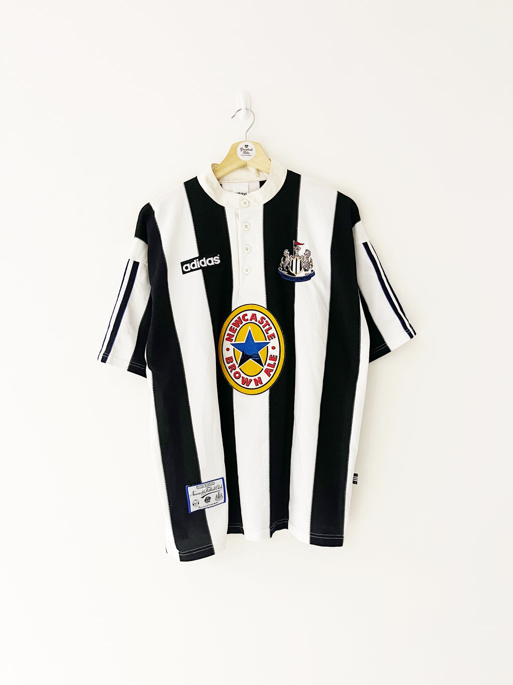 1995/97 Newcastle Home Shirt (L)  8/10