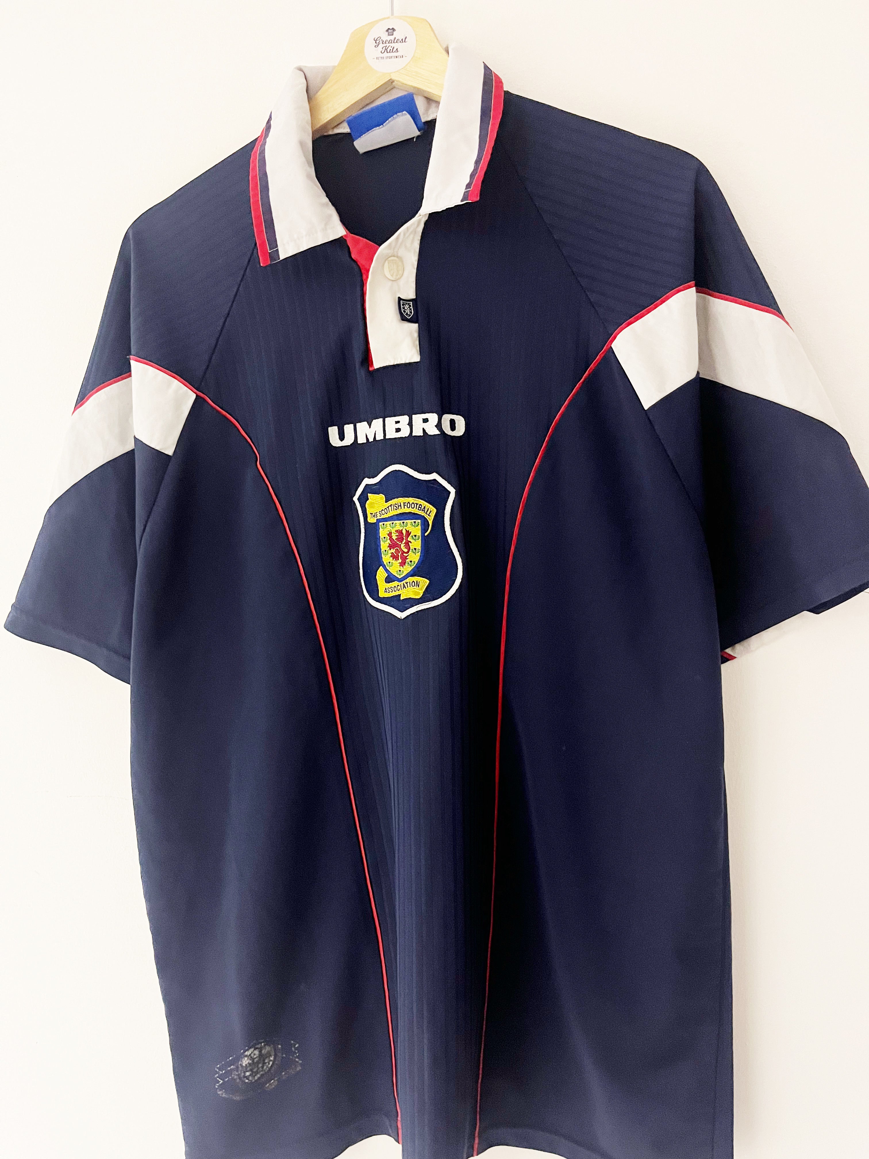 1996/98 Scotland Home Shirt (XL) 8/10