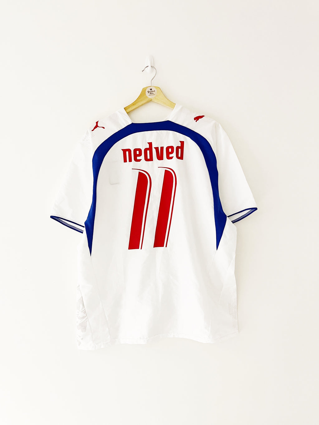 2006/08 Czech Republic Away Shirt Nedved #11 (XL) 9/10
