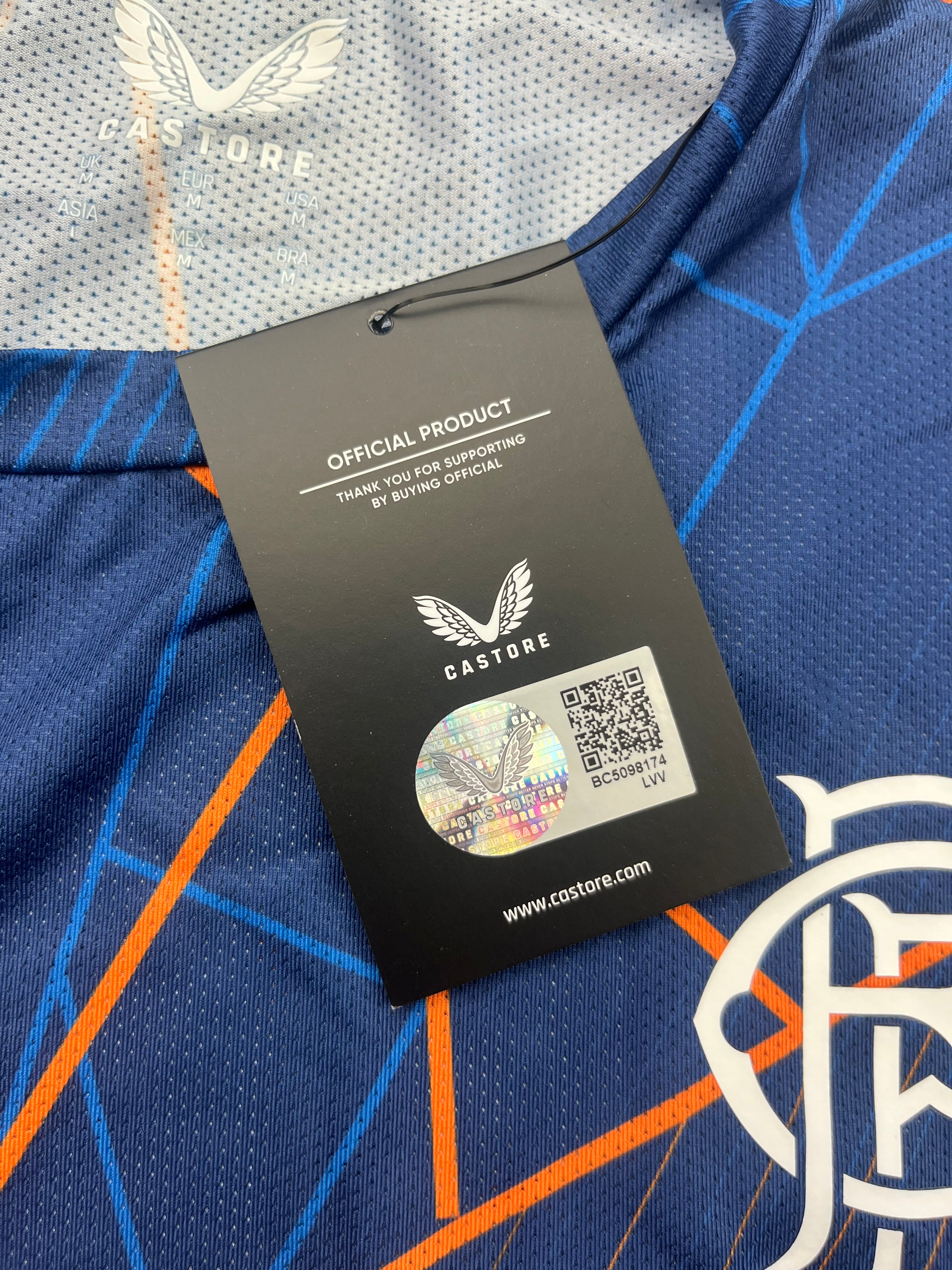 2024/25 Rangers Pre Match Shirt (M) BNWT