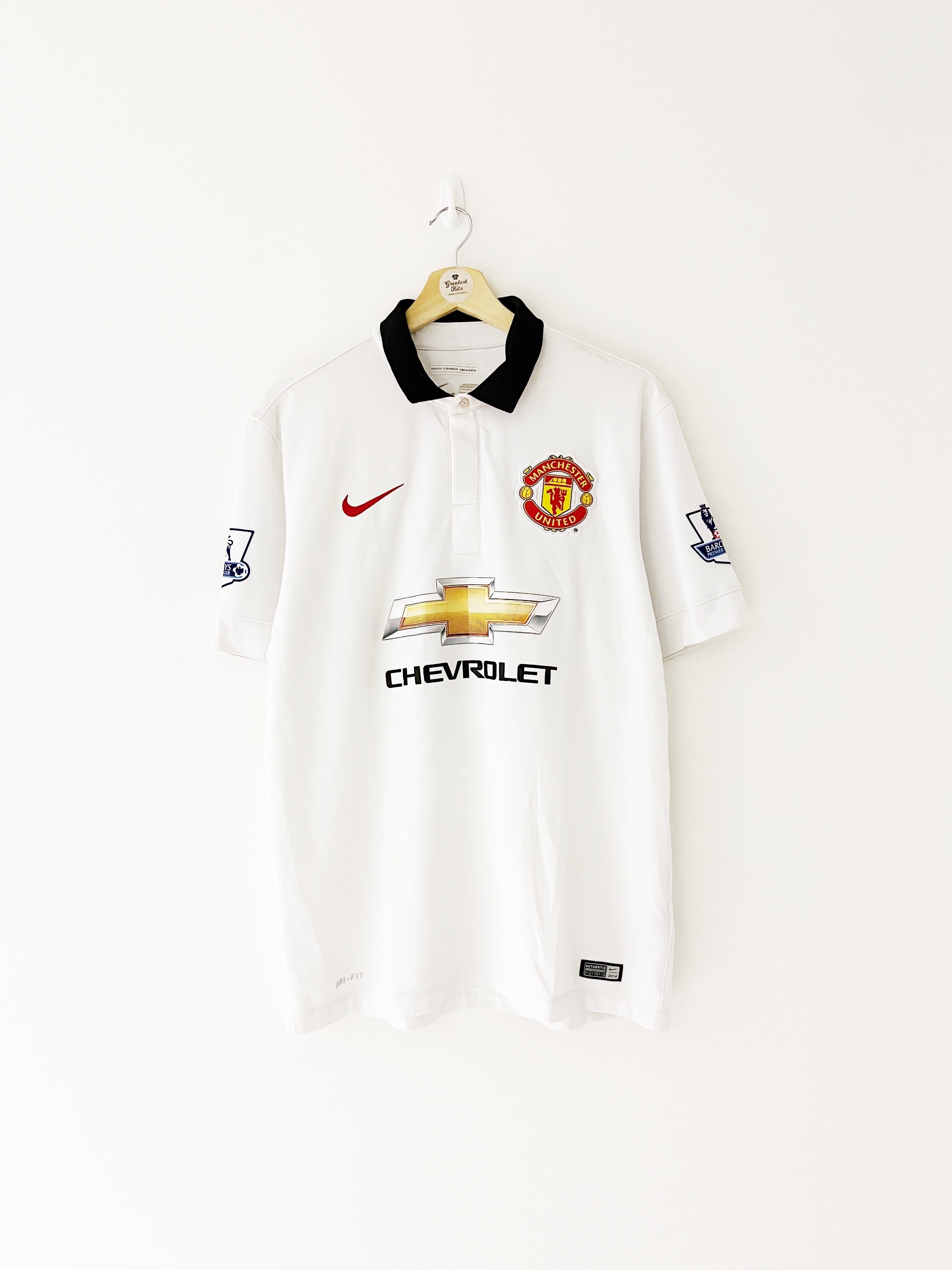 2014/15 Manchester United Away Shirt Di Maria #7 (L) 9/10